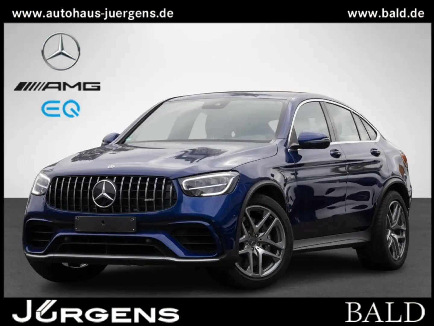 Mercedes-Benz GLC 63 AMG 4M+ Coupé Perf-AGA/Wide/AHK/Cam/Distr Blau - 1