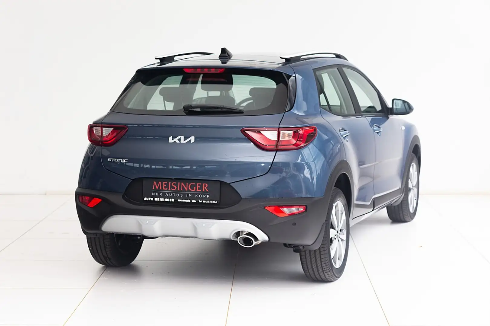 Kia Stonic 1,0 TGDI GPF ISG Silber Blau - 2