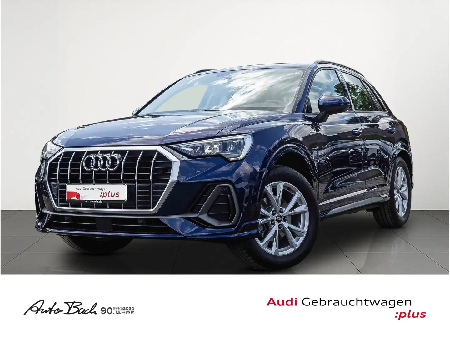 Audi Q3 S line 35TFSI Navi LED GRA EPH DAB Bleu - 1