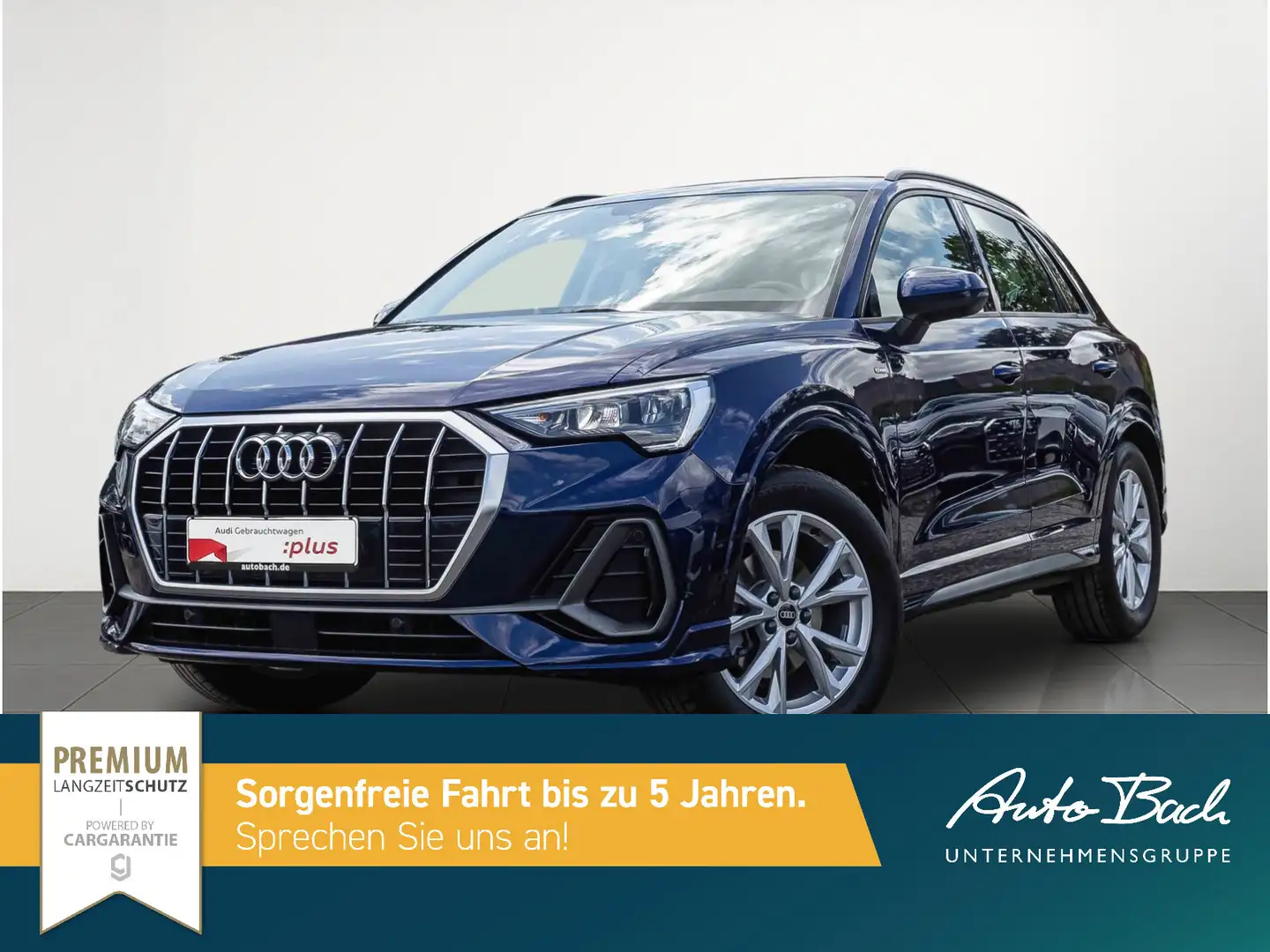 Audi Q3 S line 35TFSI Navi LED GRA EPH DAB Bleu - 2