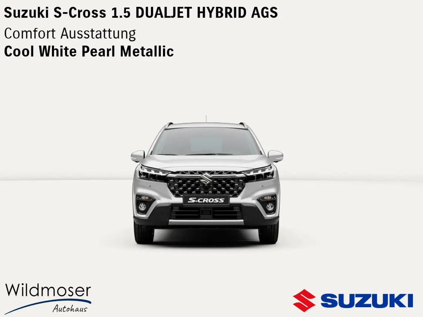 Suzuki SX4 S-Cross ❤️ 1.5 DUALJET HYBRID AGS ⏱ 2 Monate Lieferzeit ✔️ Weiß - 2