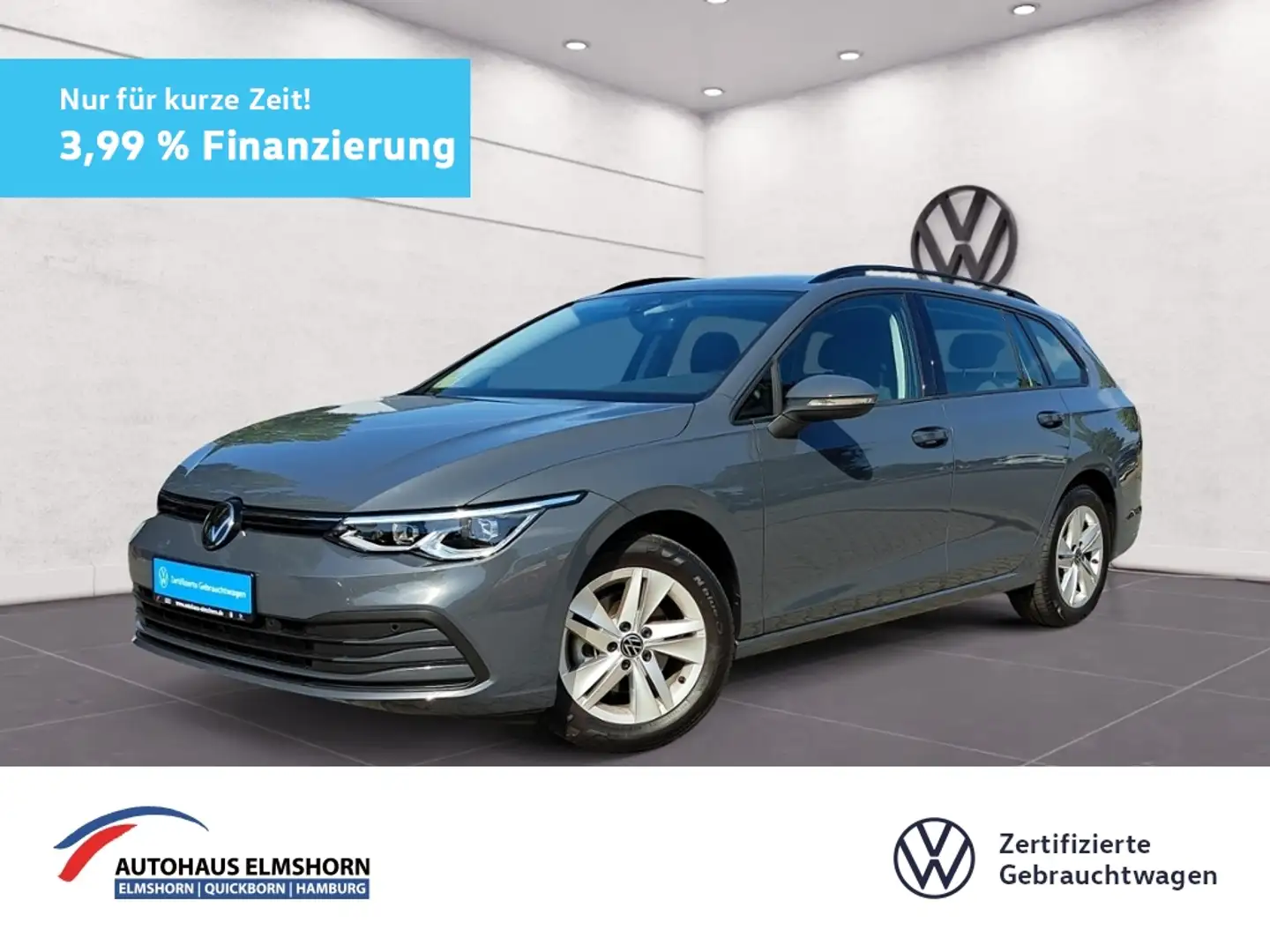 Volkswagen Golf Variant VIII Variant Life 1.5 eTSI DSG NAV ACC APP LED+ P Grau - 1