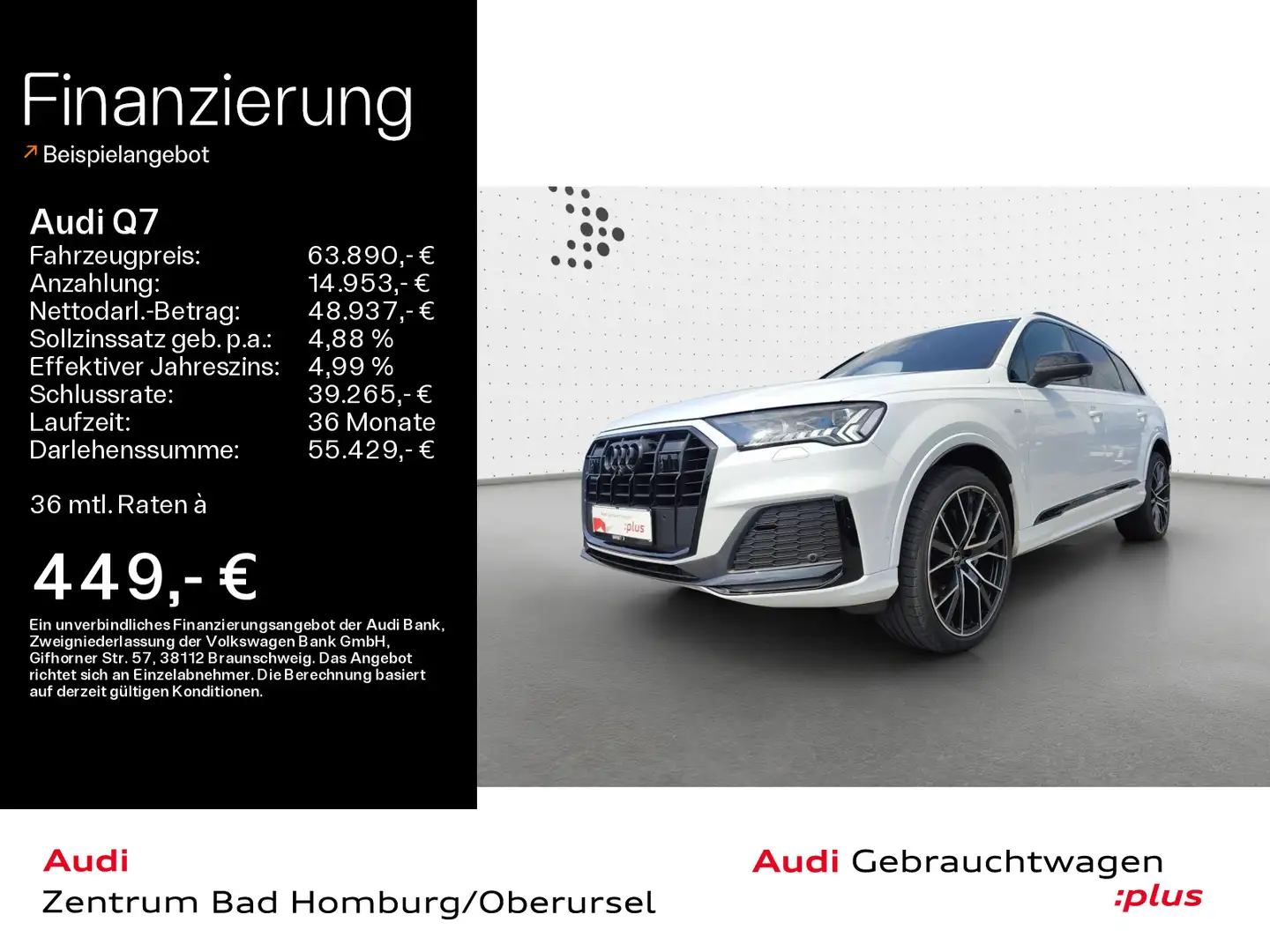 Audi Q7 50 TDI quattro S line*Navi*Matrix*Alu*AHK*HUD Wit - 1