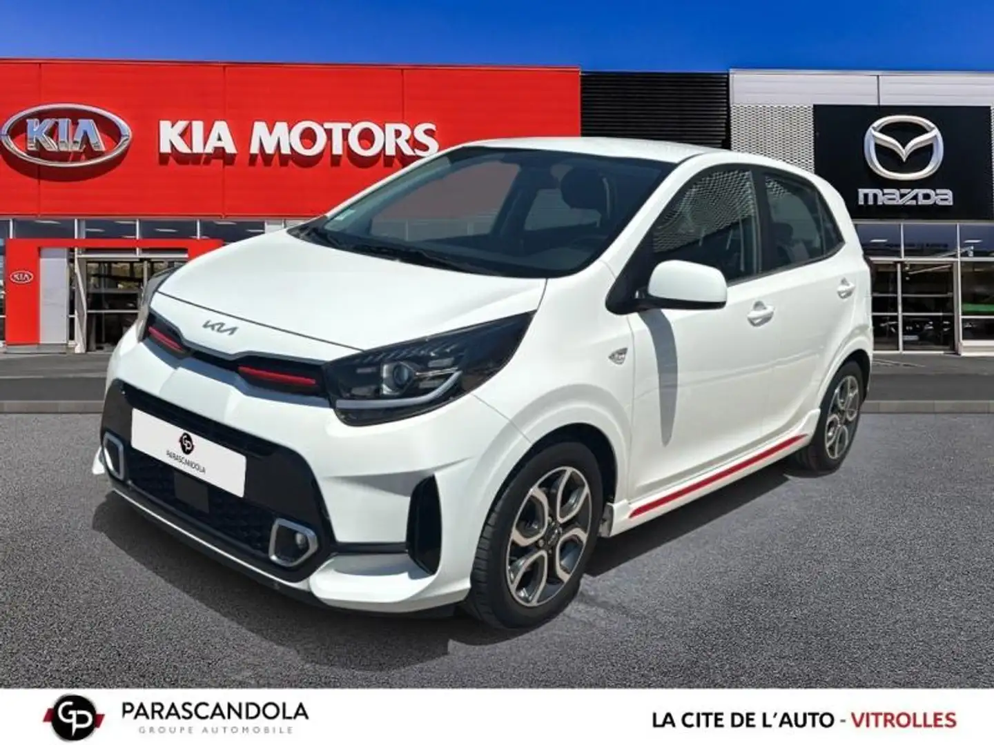 Kia Picanto 1.2 DPi 84ch GT Line Blanc - 1