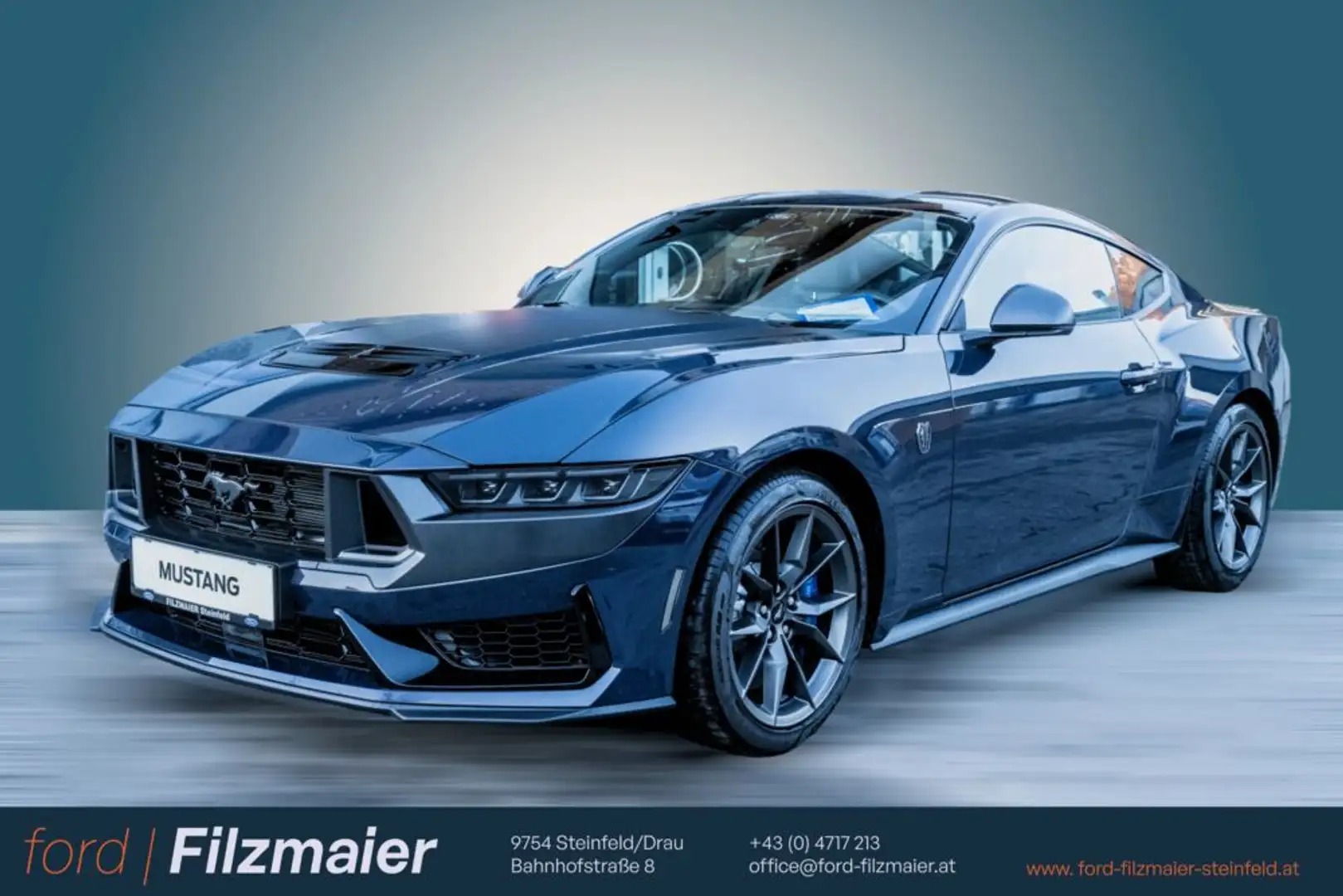 Ford Mustang 5,0 Ti-VCT V8 Dark Horse Blauw - 1