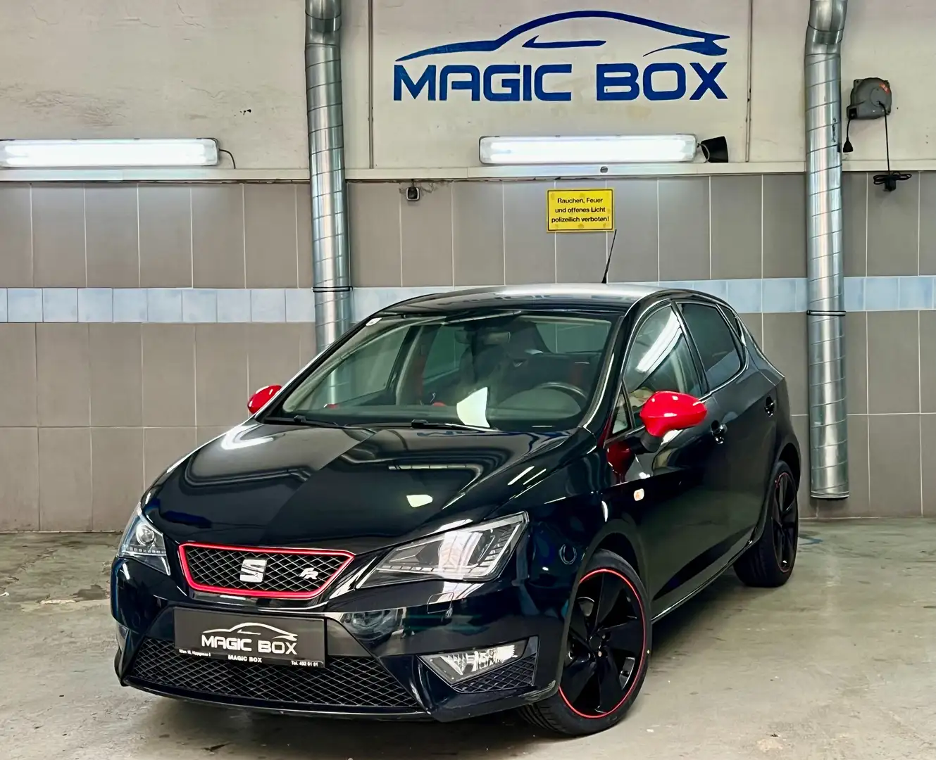 SEAT Ibiza 1,2 TSI FR *Seat Sound*8-Fachbereift*Inter. Rot* Schwarz - 1