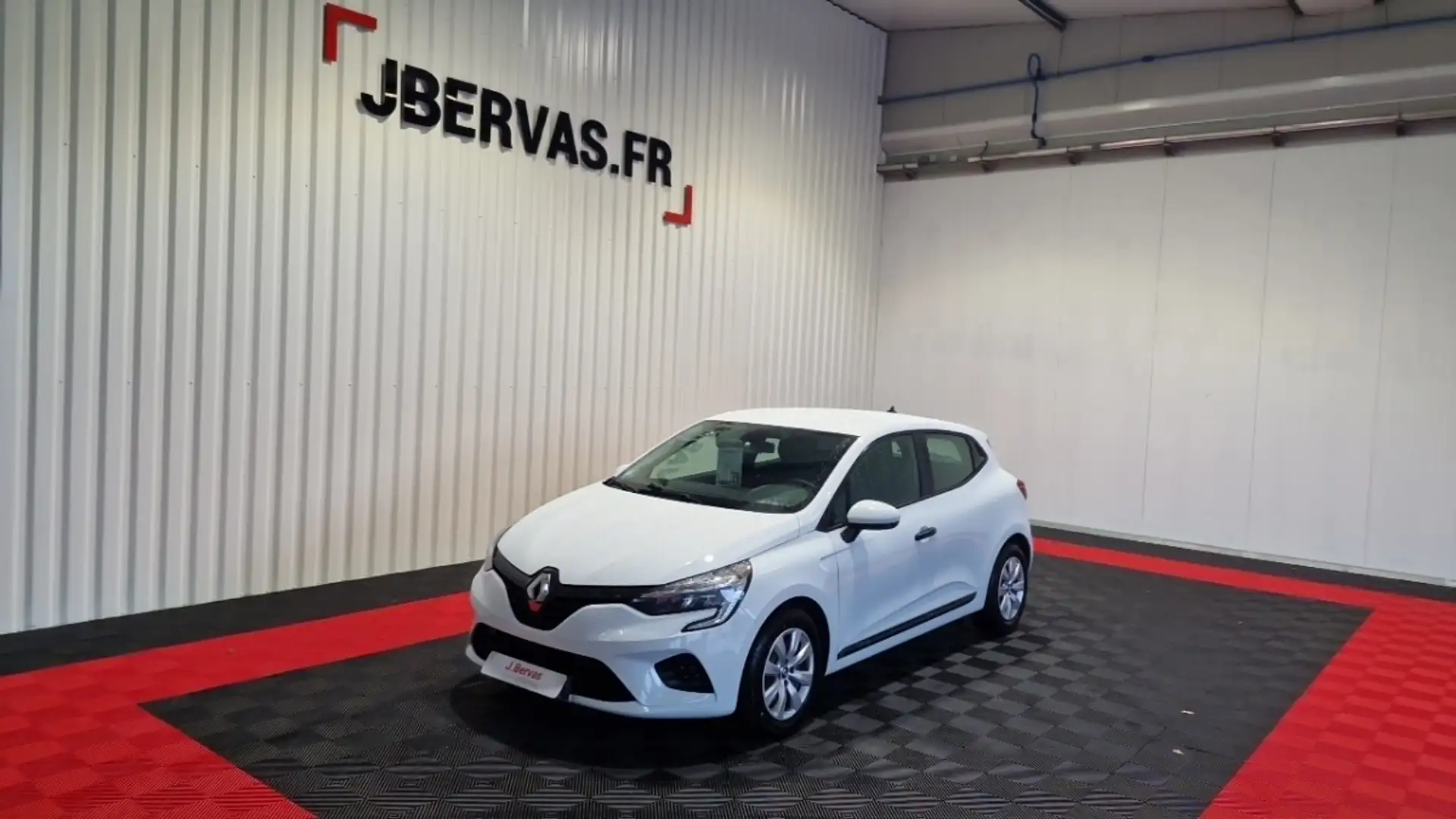 Renault Clio V SOCIETE TCE 90 - 21 AIR NAV Blanc - 1