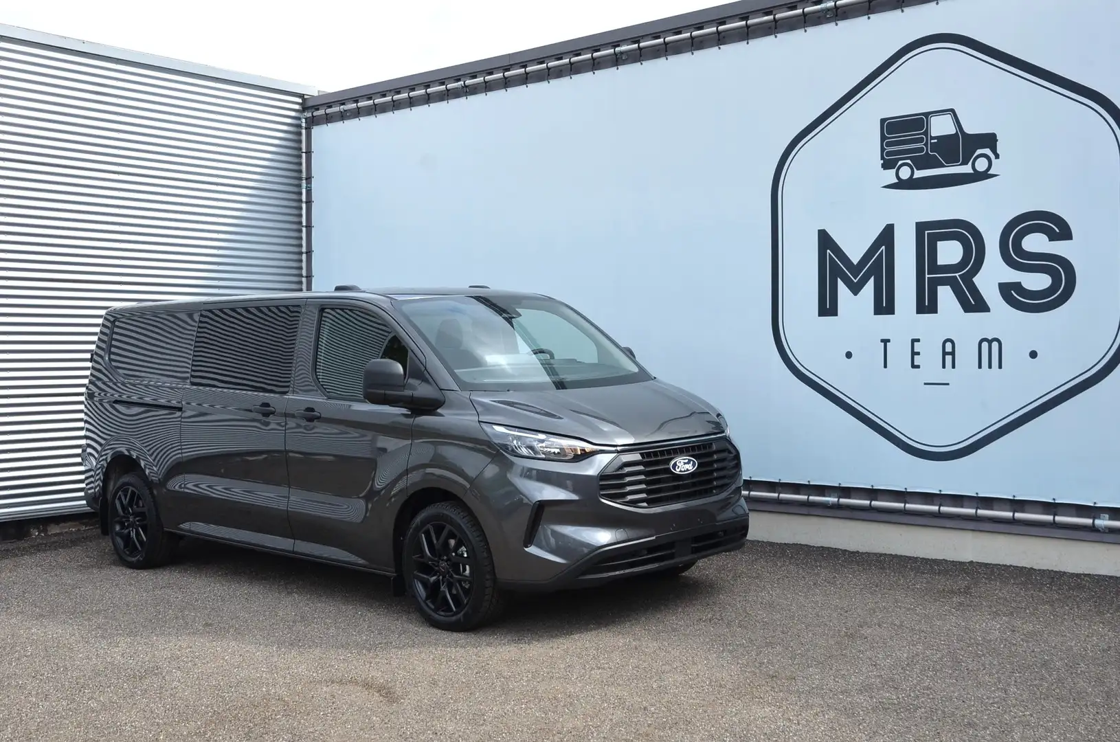 Ford Transit Custom - L2- Automaat- Dubbelcabine- Nieuw- 40495+BTW Grijs - 1