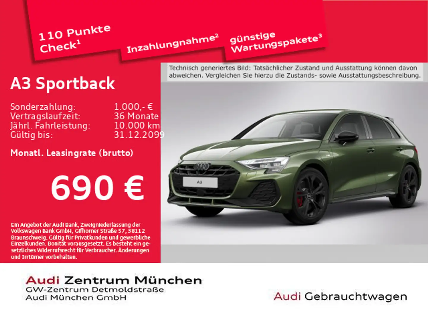 Audi A3 TFSI e S line 45 e 200(272) kW(PS) Grau - 1