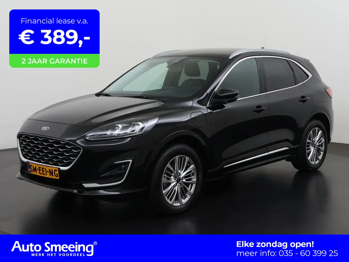 Ford Kuga 2.5 PHEV Vignale | Leder | Mem stoel | Head up | A Zwart - 1