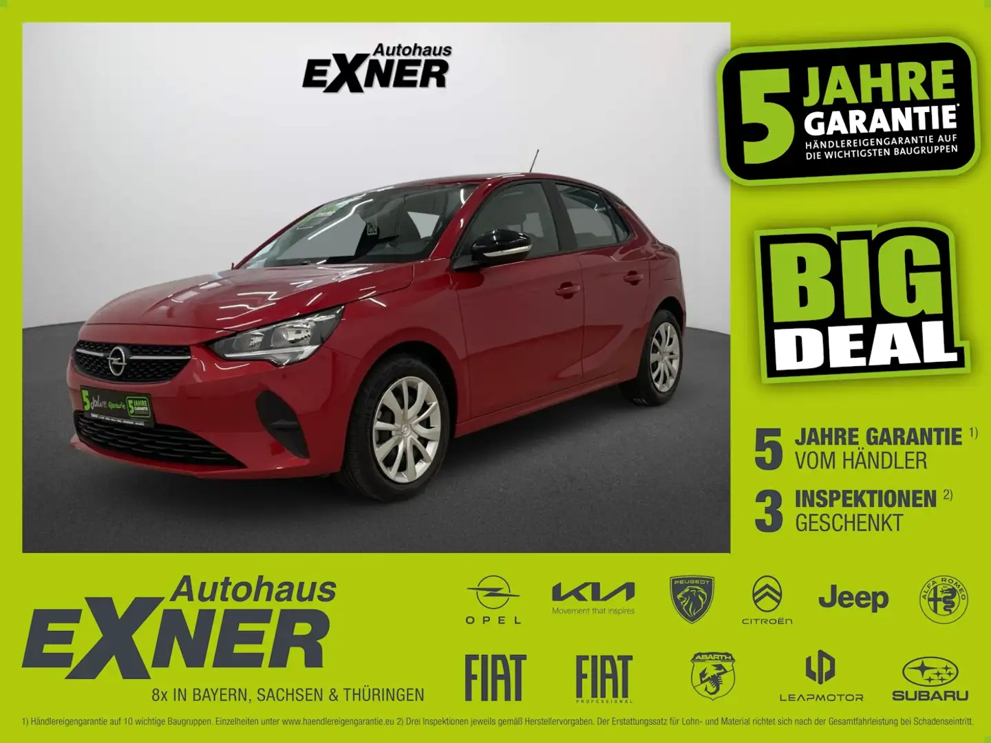 Opel Corsa F 1.2 Turbo EDITION *Navi*wenig KM*DAB Rood - 1