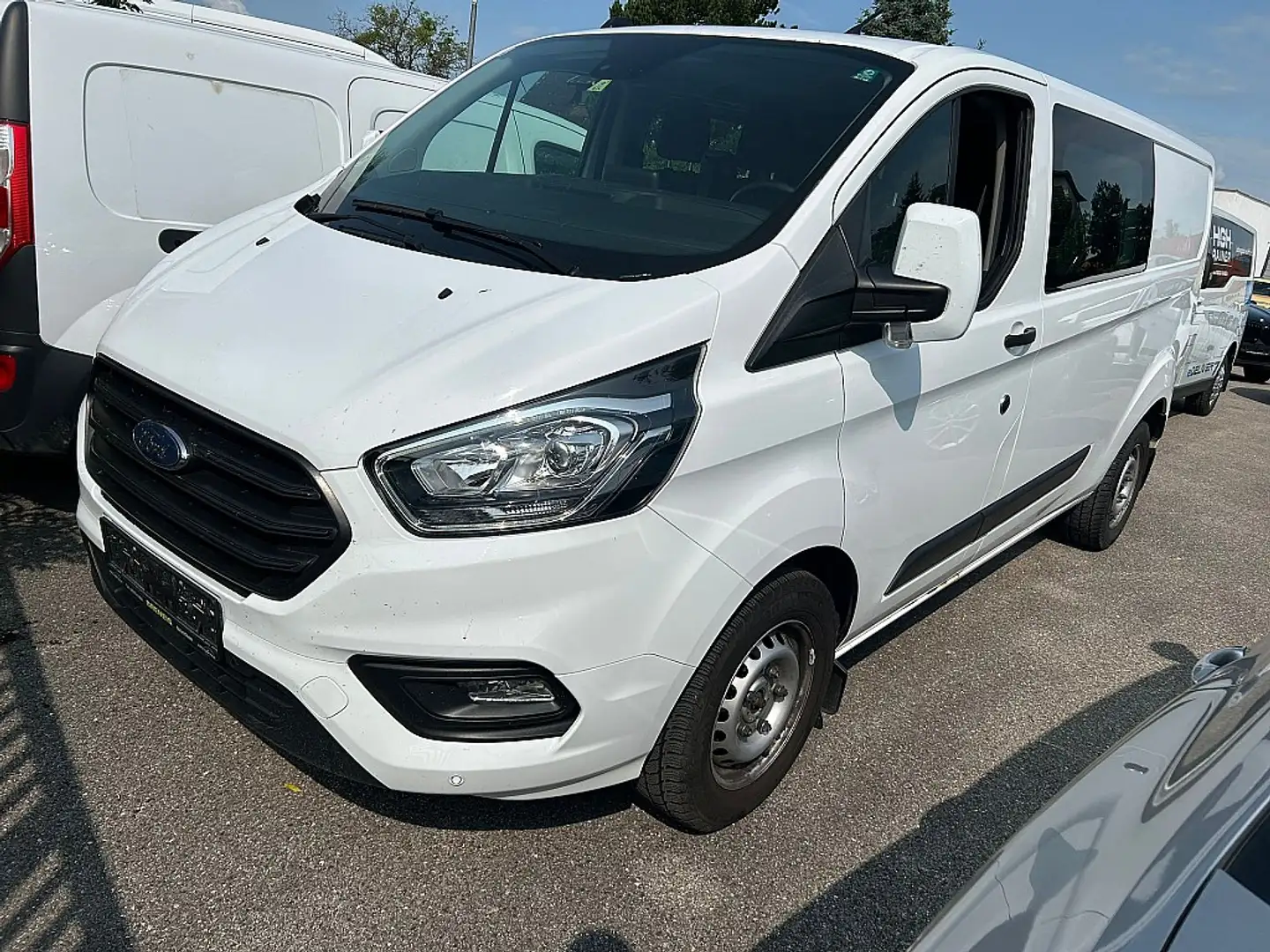 Ford Transit Custom Kasten DK 2,0 TDCi L1H1  Aut. 6-Sitzer / AHK / ... Biały - 1