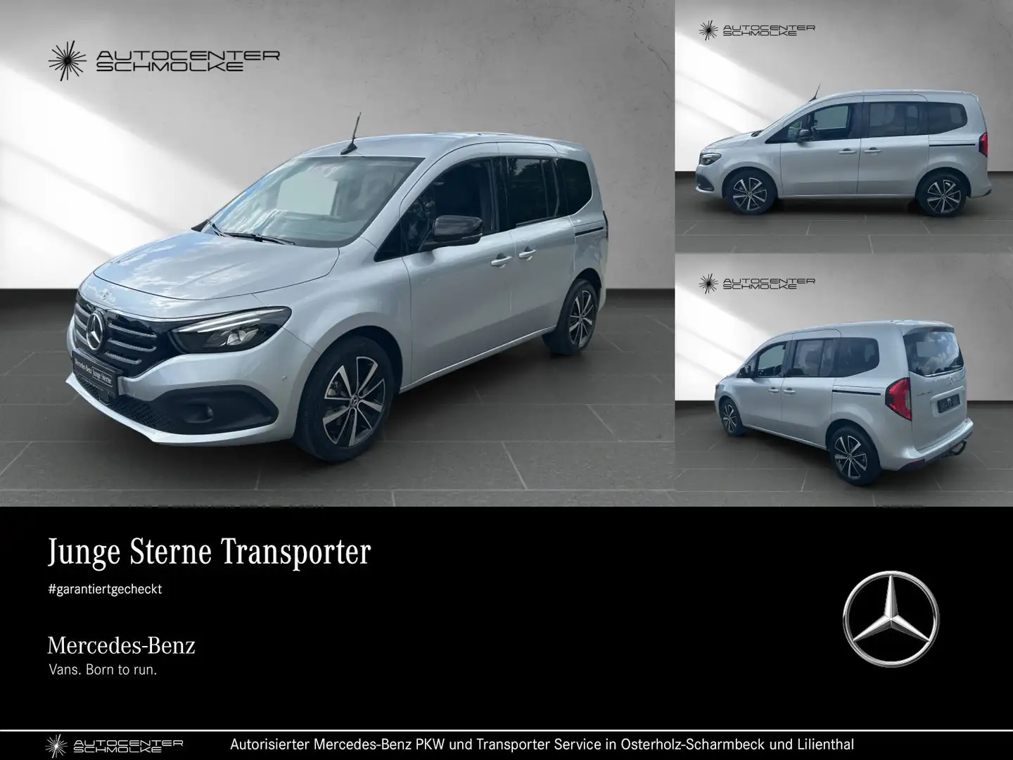 Mercedes-Benz EQT EQT 200 *MBUX*AHK*KLIMAAUTOMATIK*RFK*NAVI* Argintiu - 1
