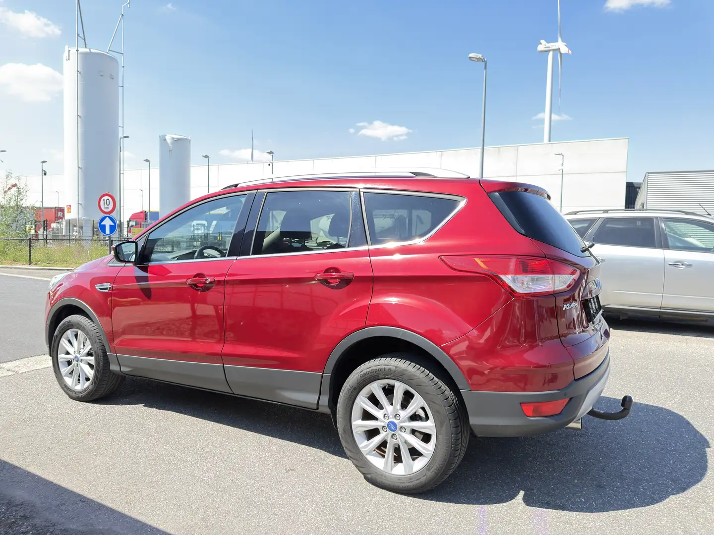 Ford Kuga 2.0 TDCi 4x4 AUTOMAAT Titanium+ EURO6b GARANTIE Rood - 2