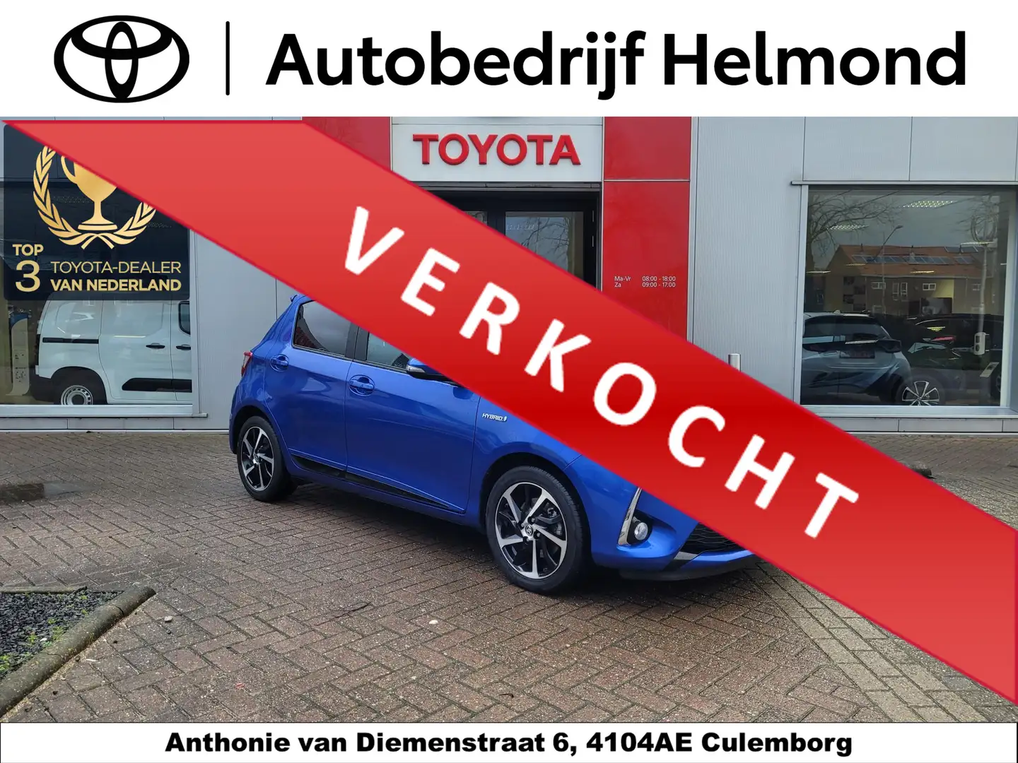 Toyota Yaris 1.5 Hybrid Premium | Mooi glazen Panoramadak | App Azul - 1