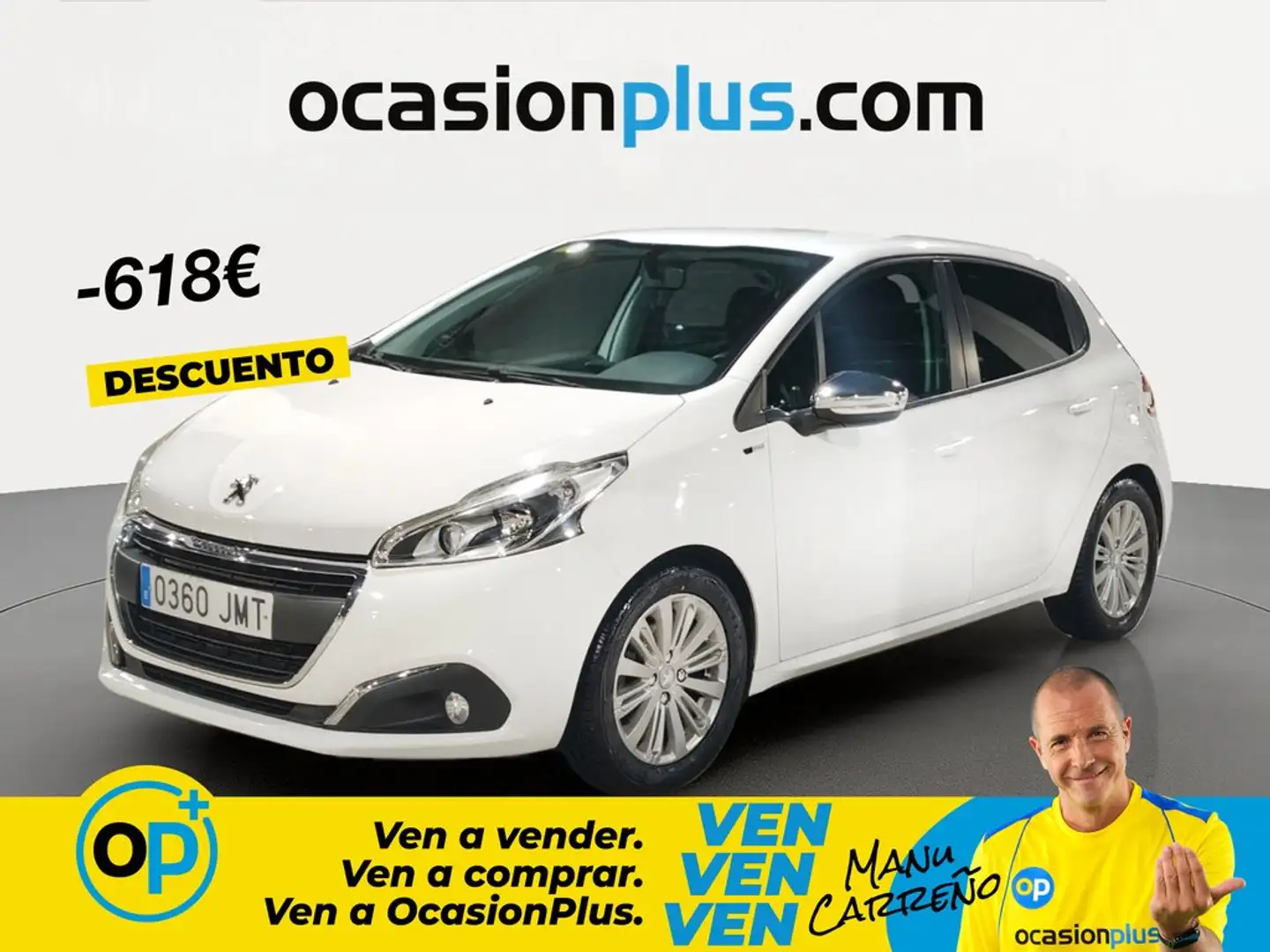 Peugeot 208 1.6BlueHDi Style 100 Blanco - 1
