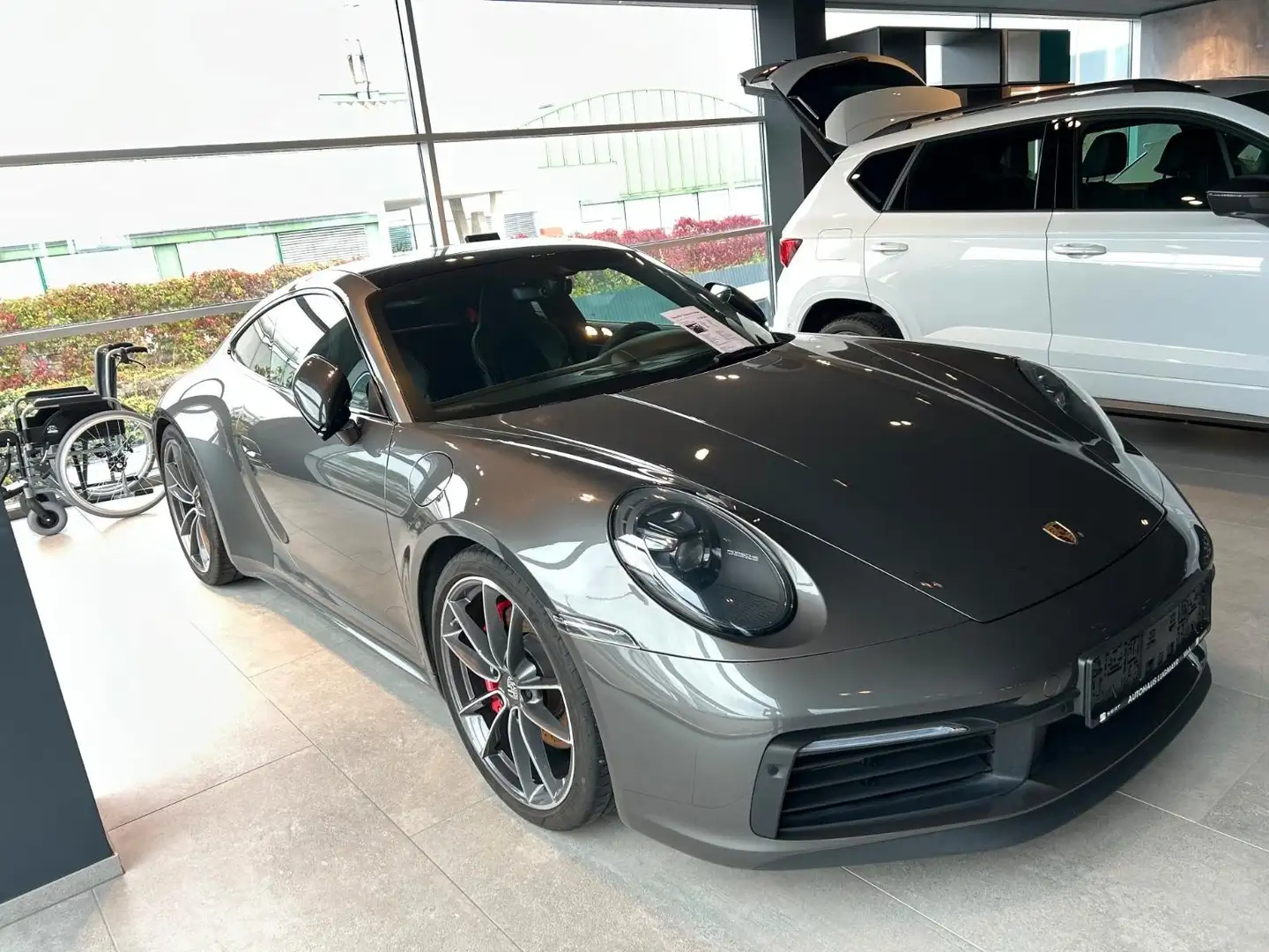 Porsche 911 992 Coupe 3.0 Carrera S auto/SPORT CHRONO/CARBONIO Grigio - 1