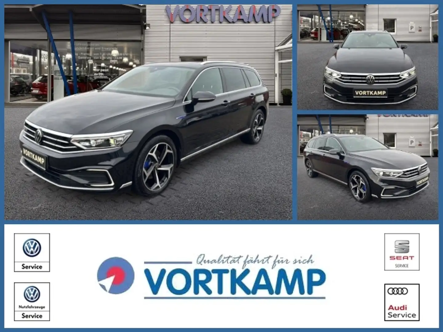 Volkswagen Passat Variant GTE AHK/Pano/StdHzg/Memory Schwarz - 1