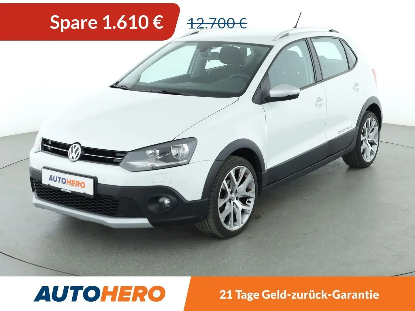 Volkswagen Polo 1.2 TSI CrossPolo BMT*PDC*SHZ*TEMPO*KLIMA* Blanc - 1