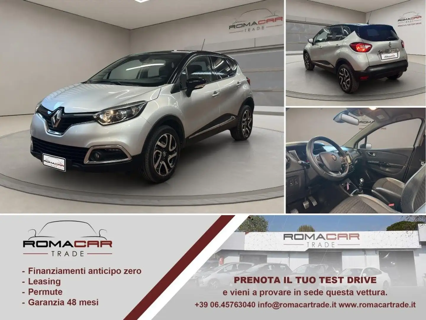 Renault Captur dCi 8V 110 CV Start&Stop Energy Intens Gris - 1