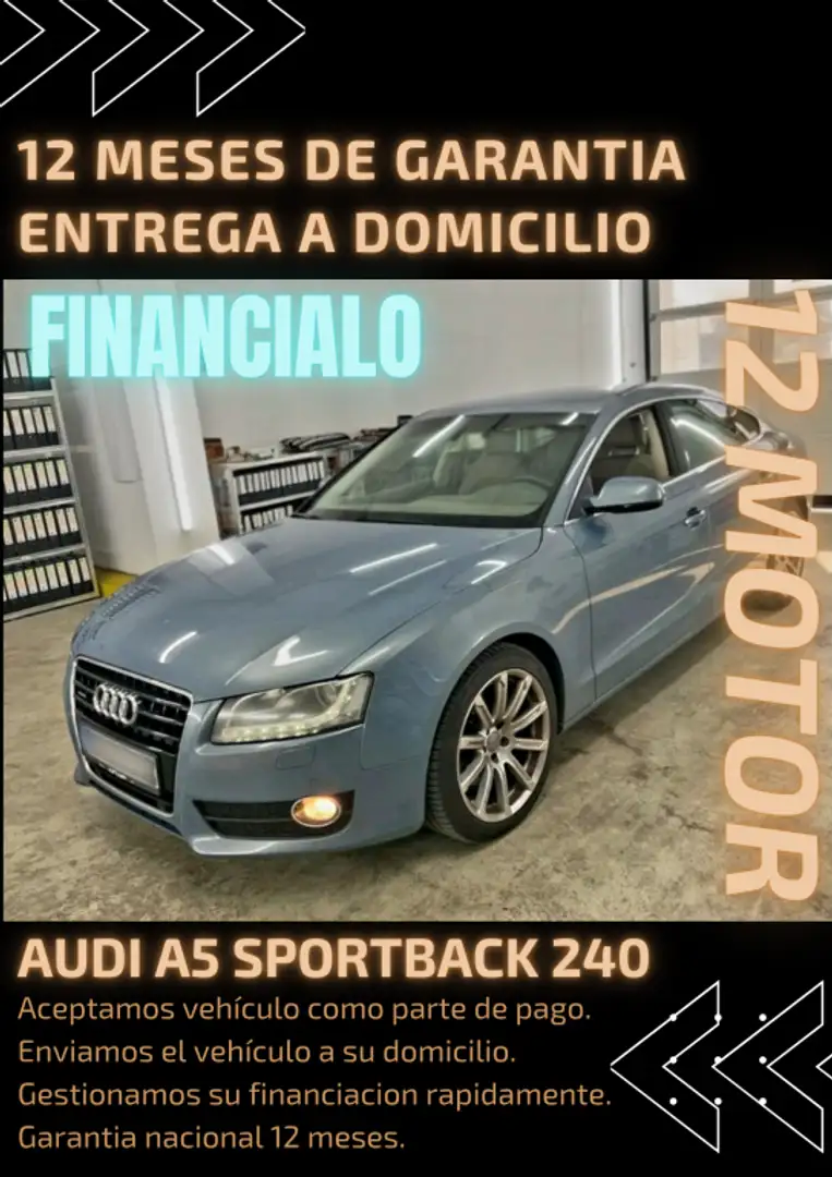 Audi A5 Sportback 3.0TDI quattro S-Tronic Azul - 1