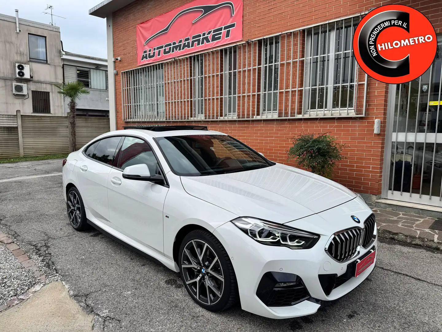 BMW 218 d Gran Coupe Msport auto TETTO Blanc - 1