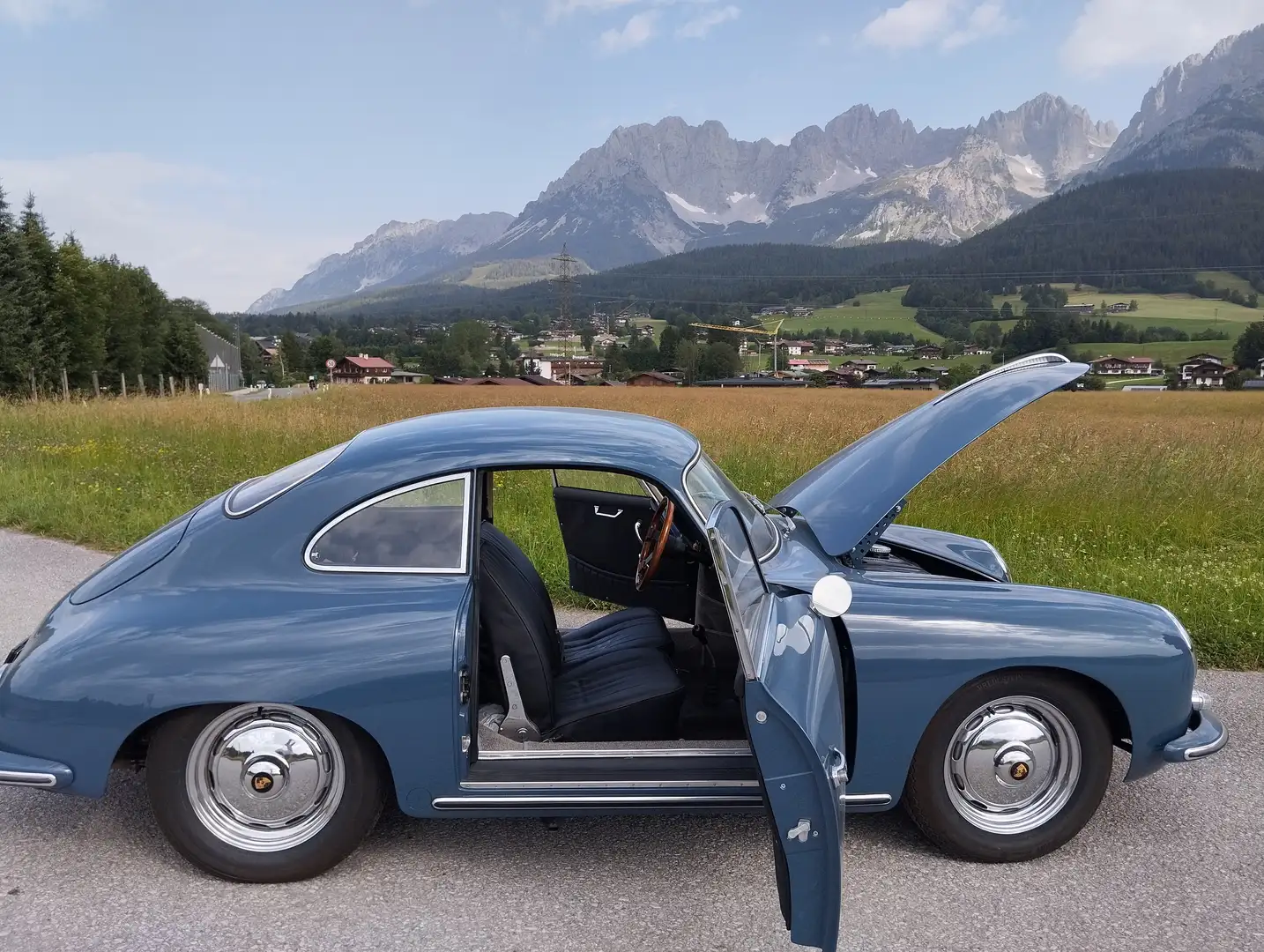 Porsche 356 356 A /1600 Reutter Coup Blau - 2