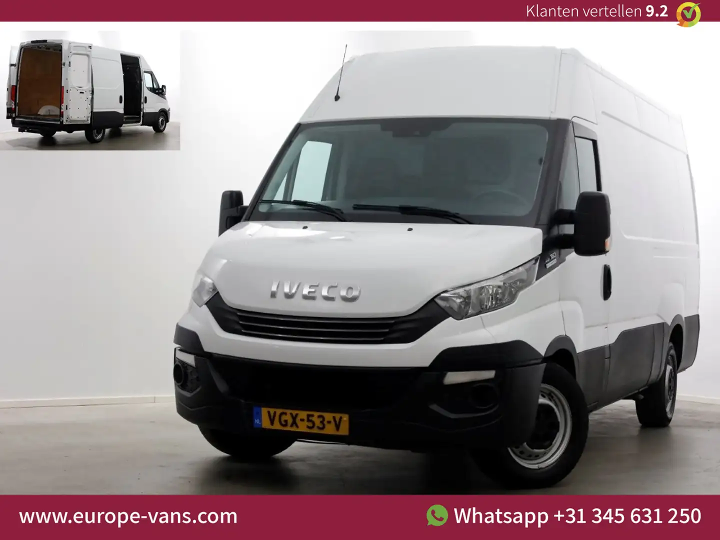 Iveco Daily 35S16 160pk E6 L2H2 HiMatic Automaat Airco/Camera Wit - 1