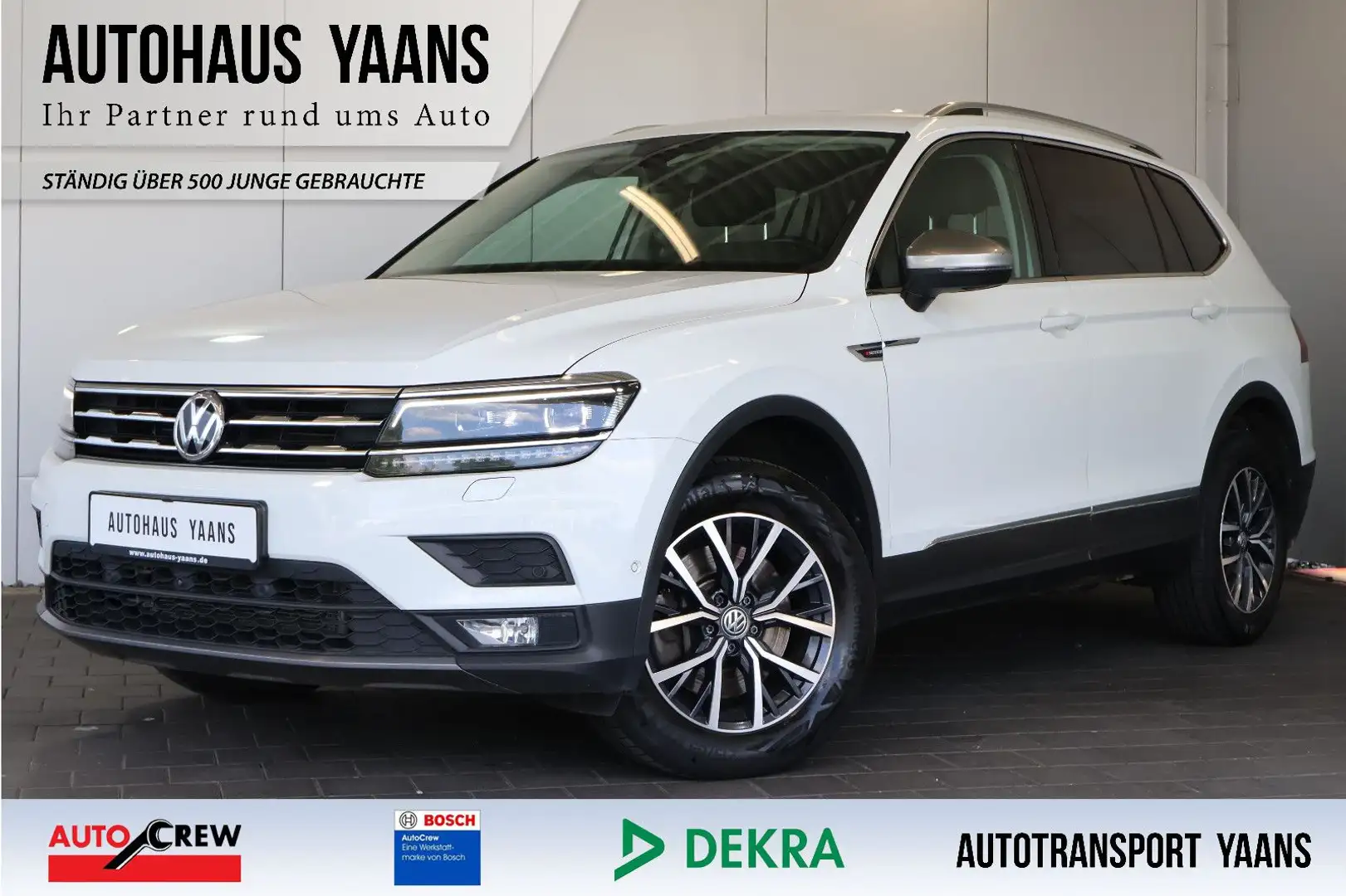 Volkswagen Tiguan Allspace Tiguan 2.0 TDI DSG Allspace 4M KEY+ACC+360°+LED Weiß - 1