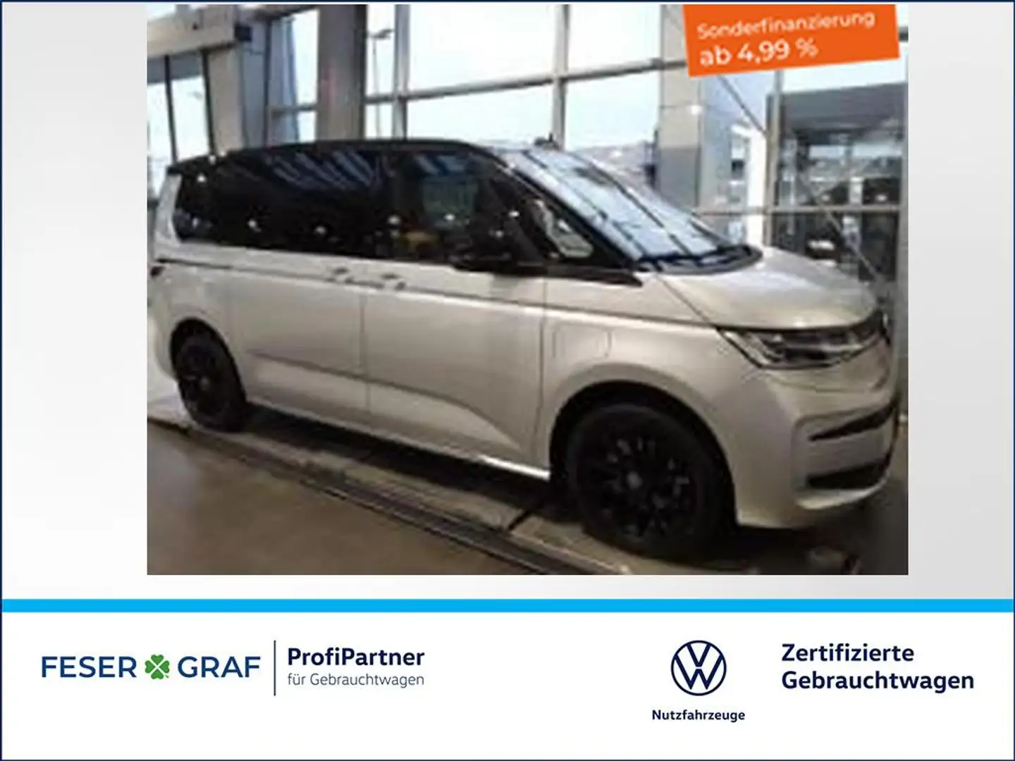 Volkswagen T7 Multivan 1.4TSI eHybrid Edition DSG 6Sitze LED Rückfahrkame Zilver - 1