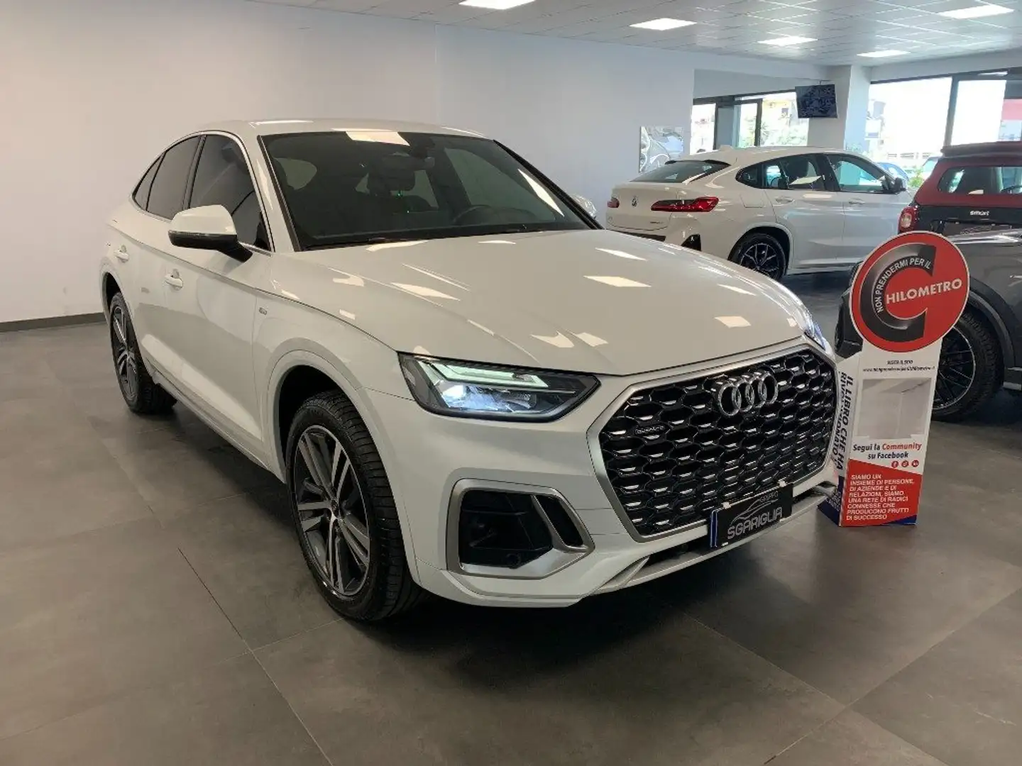 Audi Q5 SPB 40 TDI Sportback Quattro S Line Plus S tronic Bianco - 1
