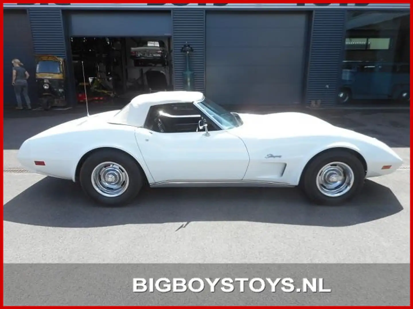 Chevrolet Corvette USA Stingray C3 Cabriolet Blanc - 2