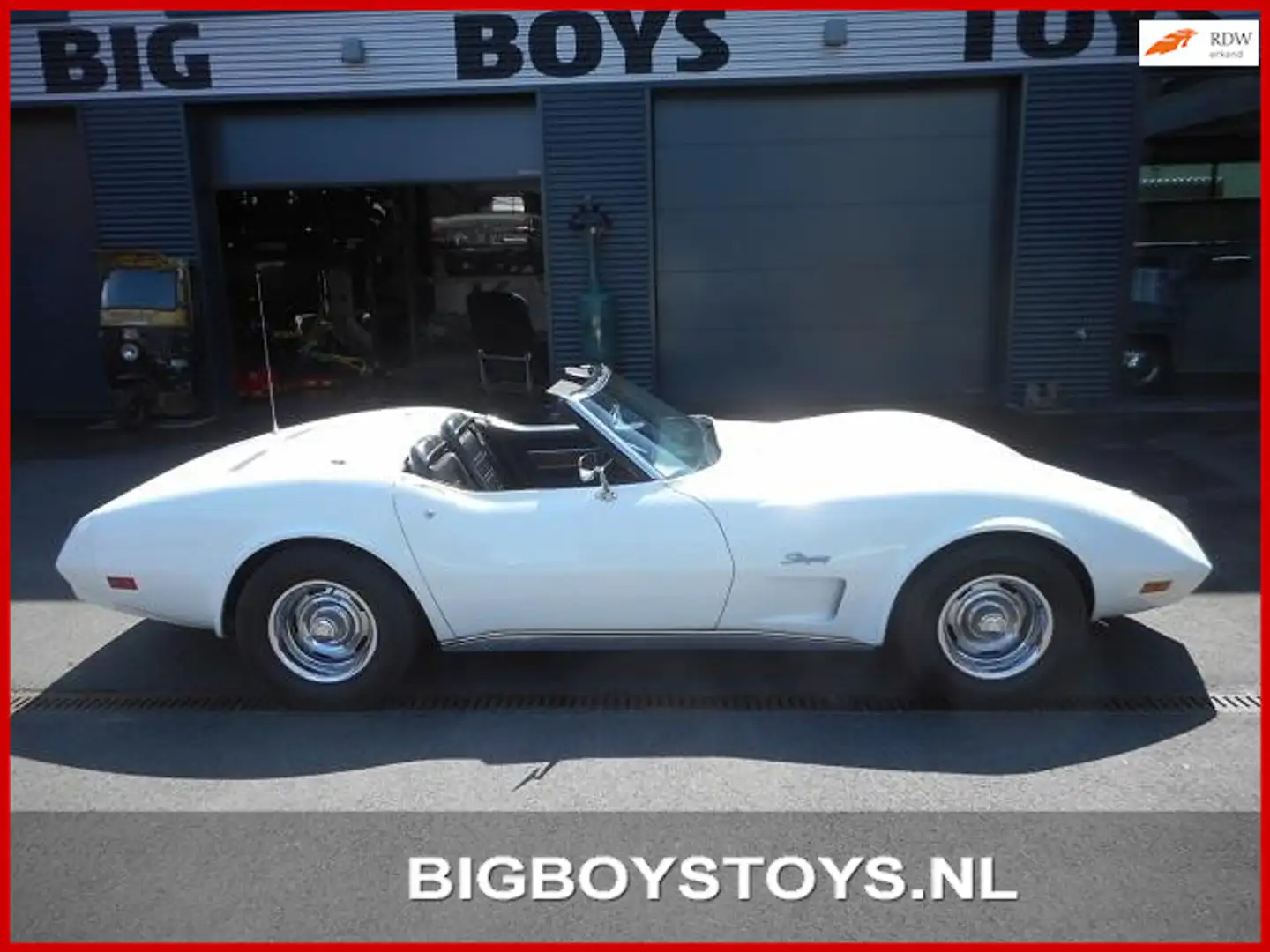 Chevrolet Corvette USA Stingray C3 Cabriolet Blanc - 1