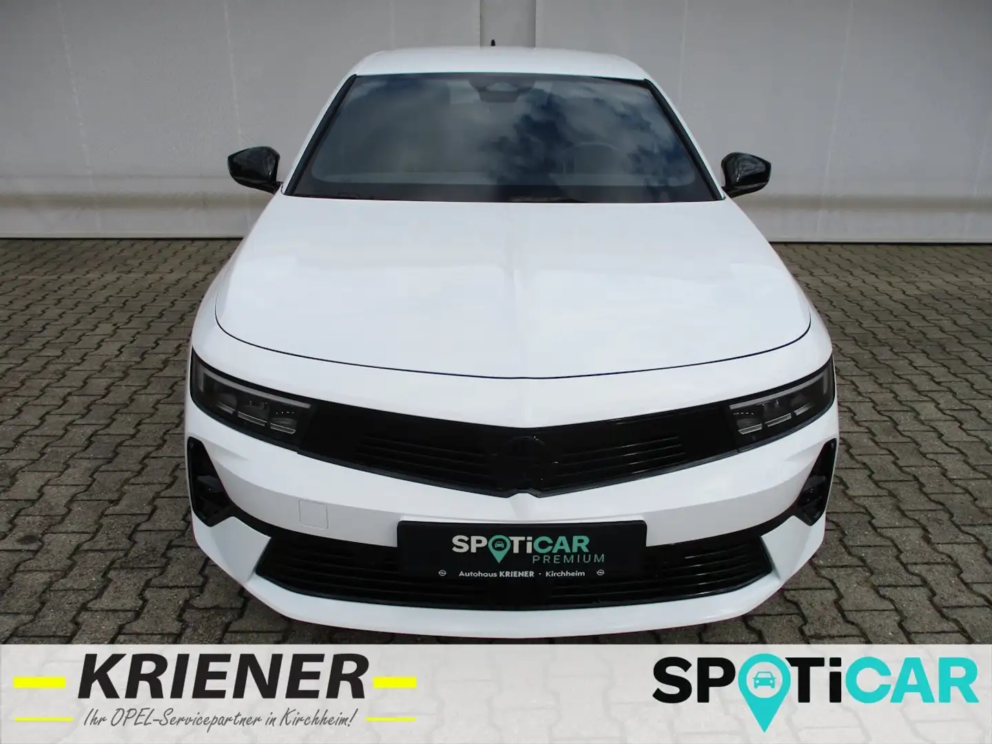 Opel Astra GS Blanc - 1