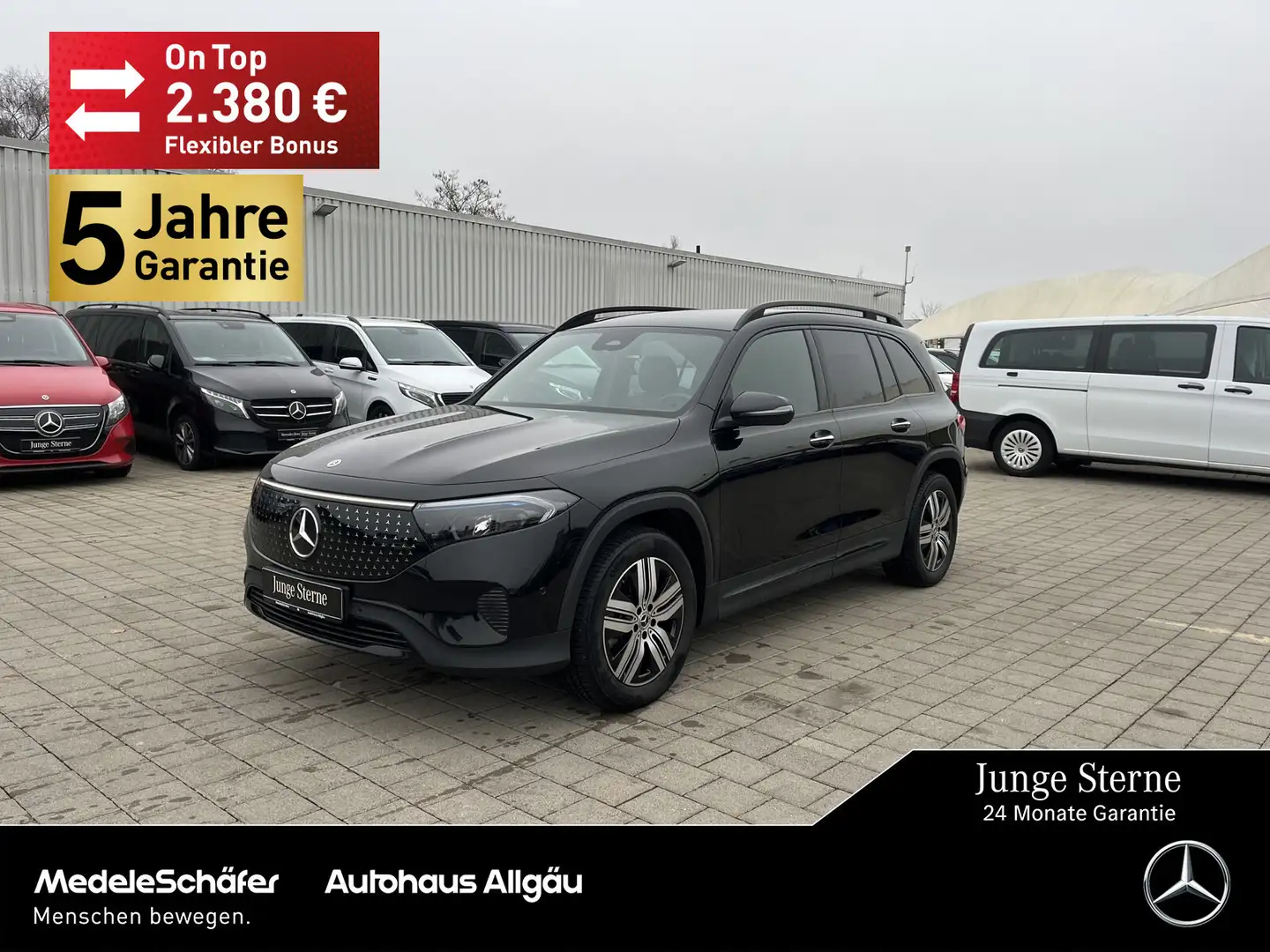 Mercedes-Benz EQB 350 EQB 350 4M Advanced+ Night LED Vorr.-Distronic Tel Schwarz - 1