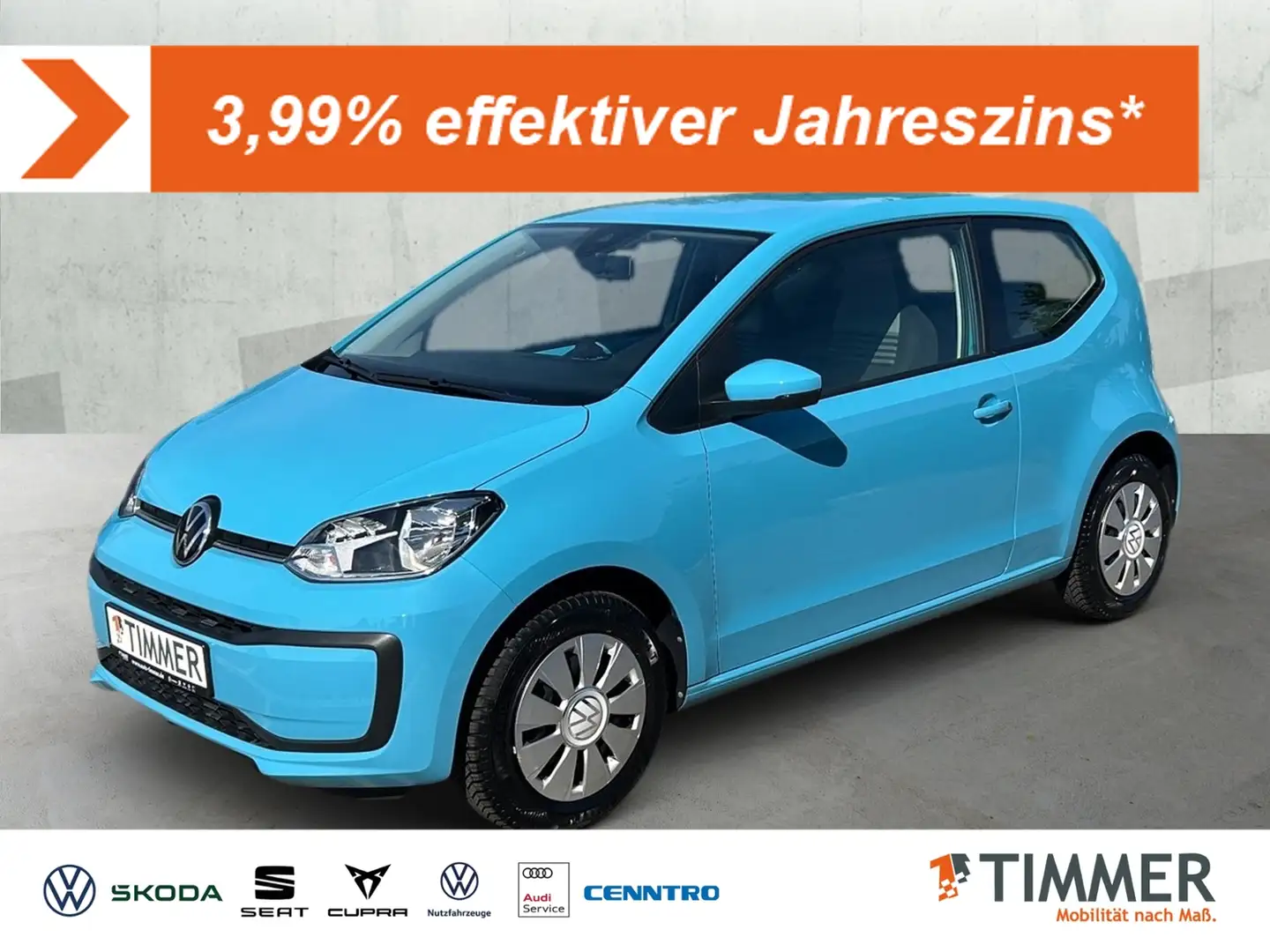 Volkswagen up! 1.0 MOVE *ALLWETTER *BLUETOOTH * Bleu - 1
