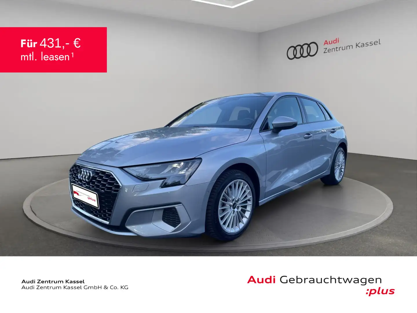 Audi A3 30 TFSI LED Navi PDC+ Teilleder Silber - 1