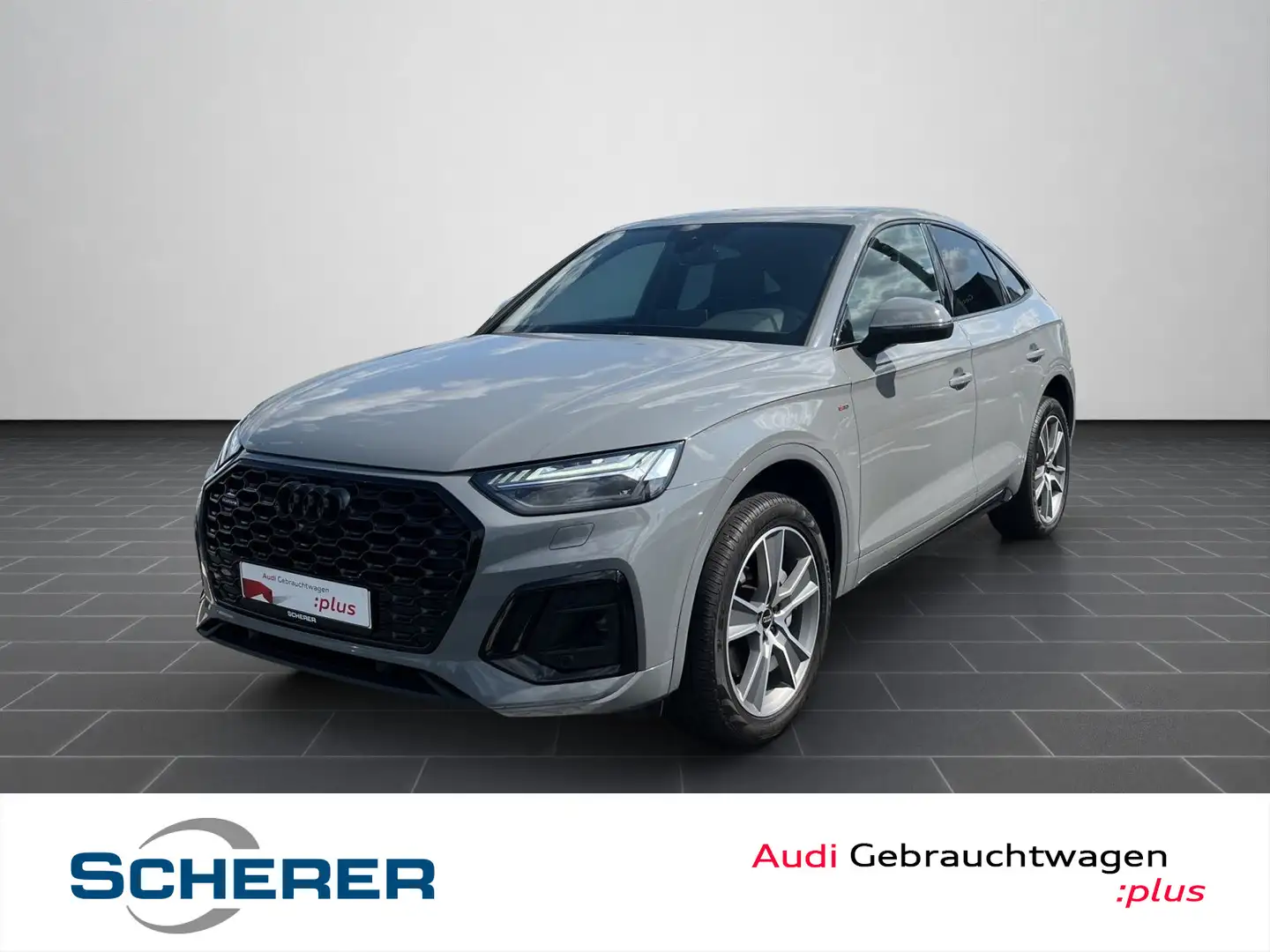 Audi Q5 50 TDI S line quat./tiptr AHK/ACC/M Schwarz - 1