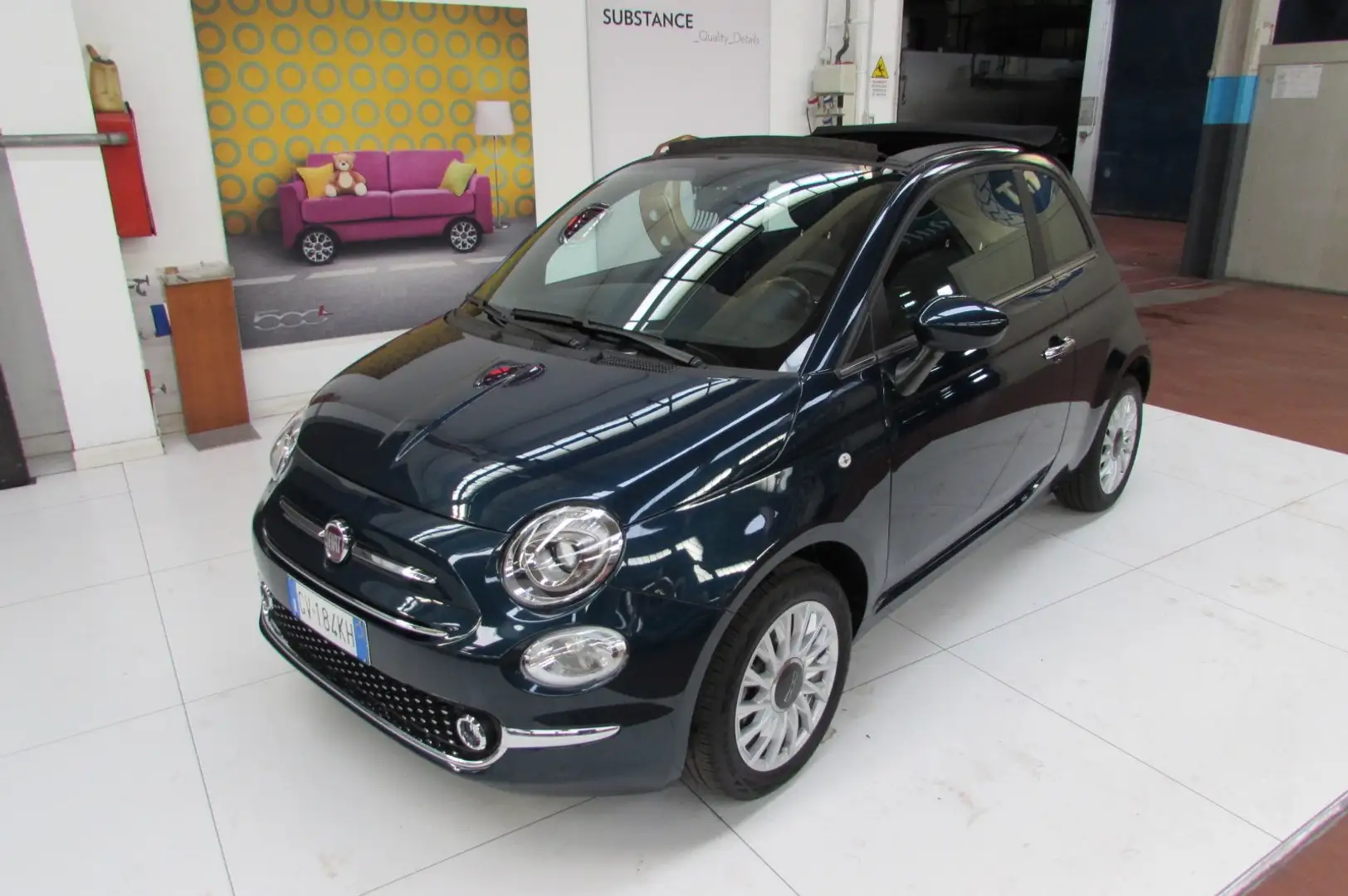 Fiat 500C Cabrio 1.0 hybrid Dolcevita 70cv Bleu - 1