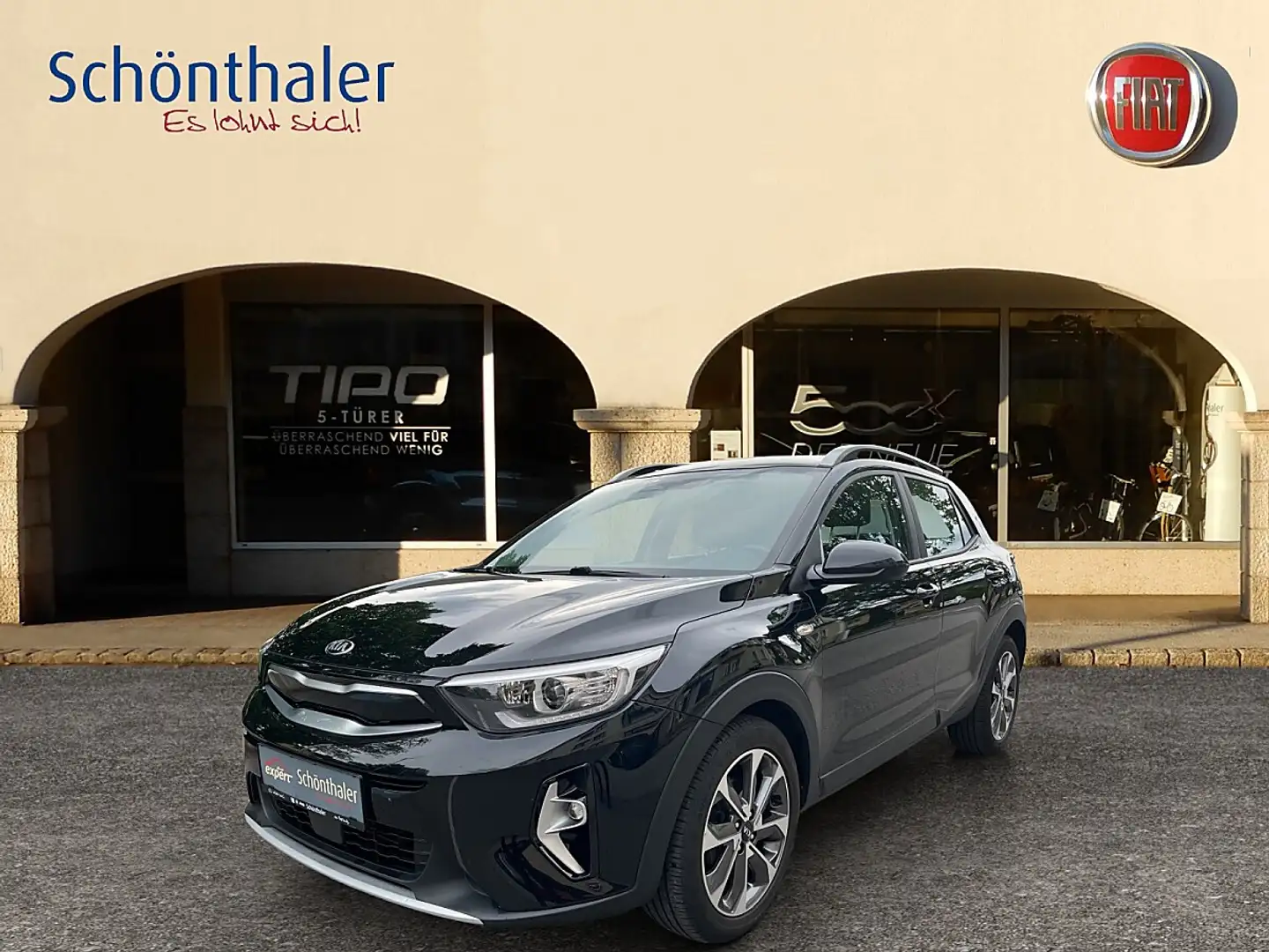 Kia Stonic 1,0 TGDI GPF ISG Silber Limited Schwarz - 1