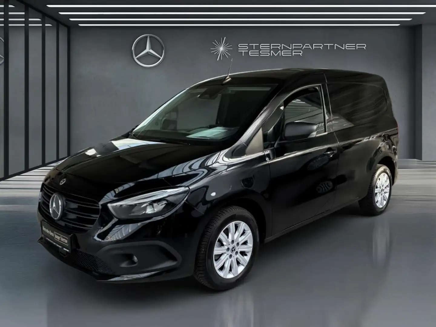 Mercedes-Benz Citan e Kasten PRO DC Laden 75 KW-LED-Aluf-SHZ Schwarz - 2