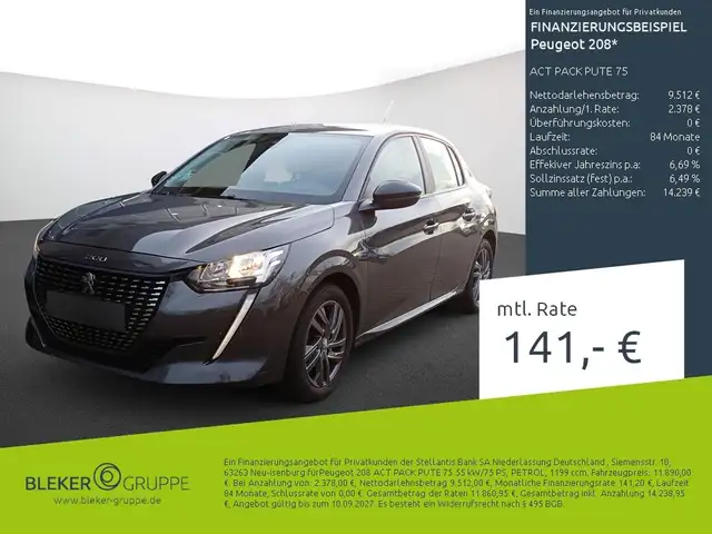 Peugeot 208 ACT PACK PUTE 75