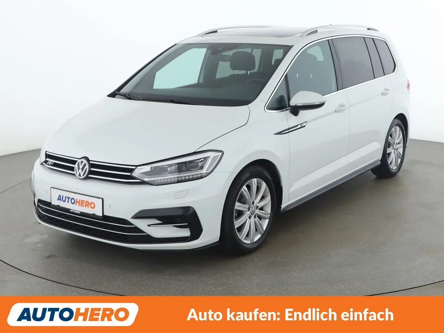 Volkswagen Touran 2.0 TDI Highline BlueMotion Tech R-Line Weiß - 1
