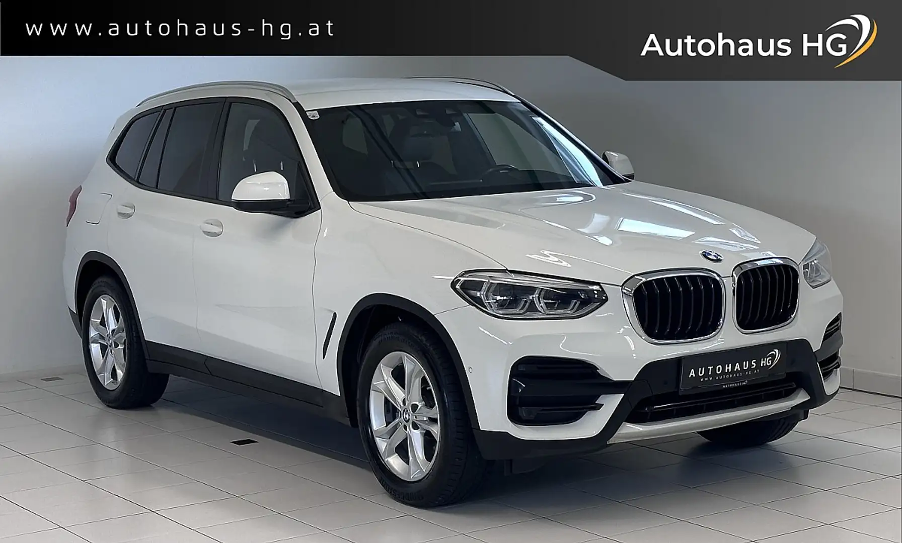 BMW X3 xDrive 20d Advantage Aut.*AHK*LED*GESTIK*HUD* Weiß - 1