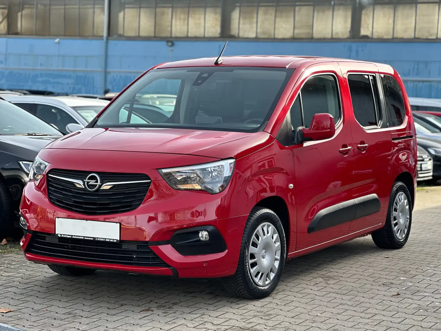 Opel Combo Life 1.5D*TüV Neu*2xSchiebetür*Klimaaut*Parkpilot Rot - 1
