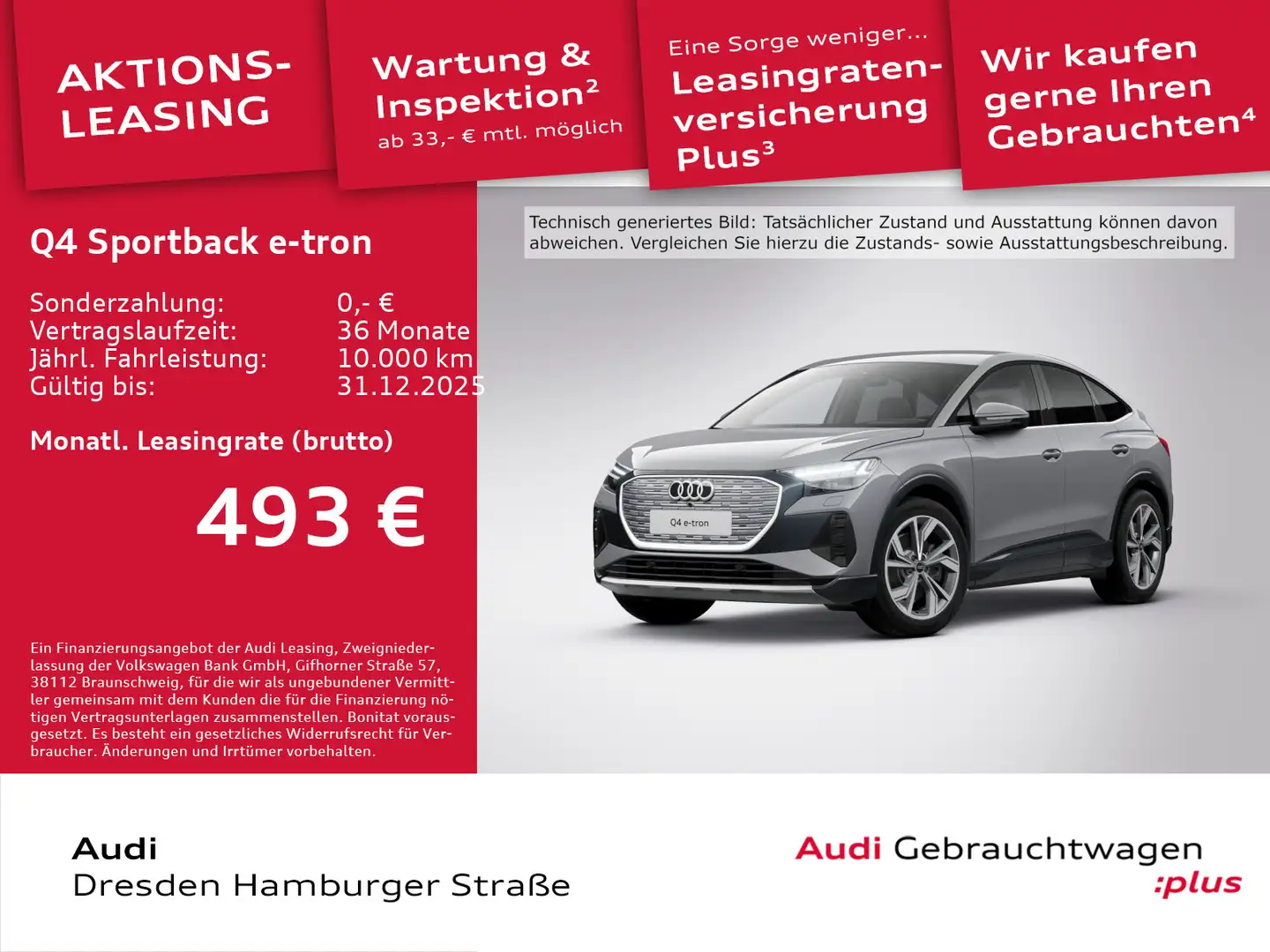 Audi Q4 e-tron 45 Matrix Wärmepumpe AHZV Grau - 1