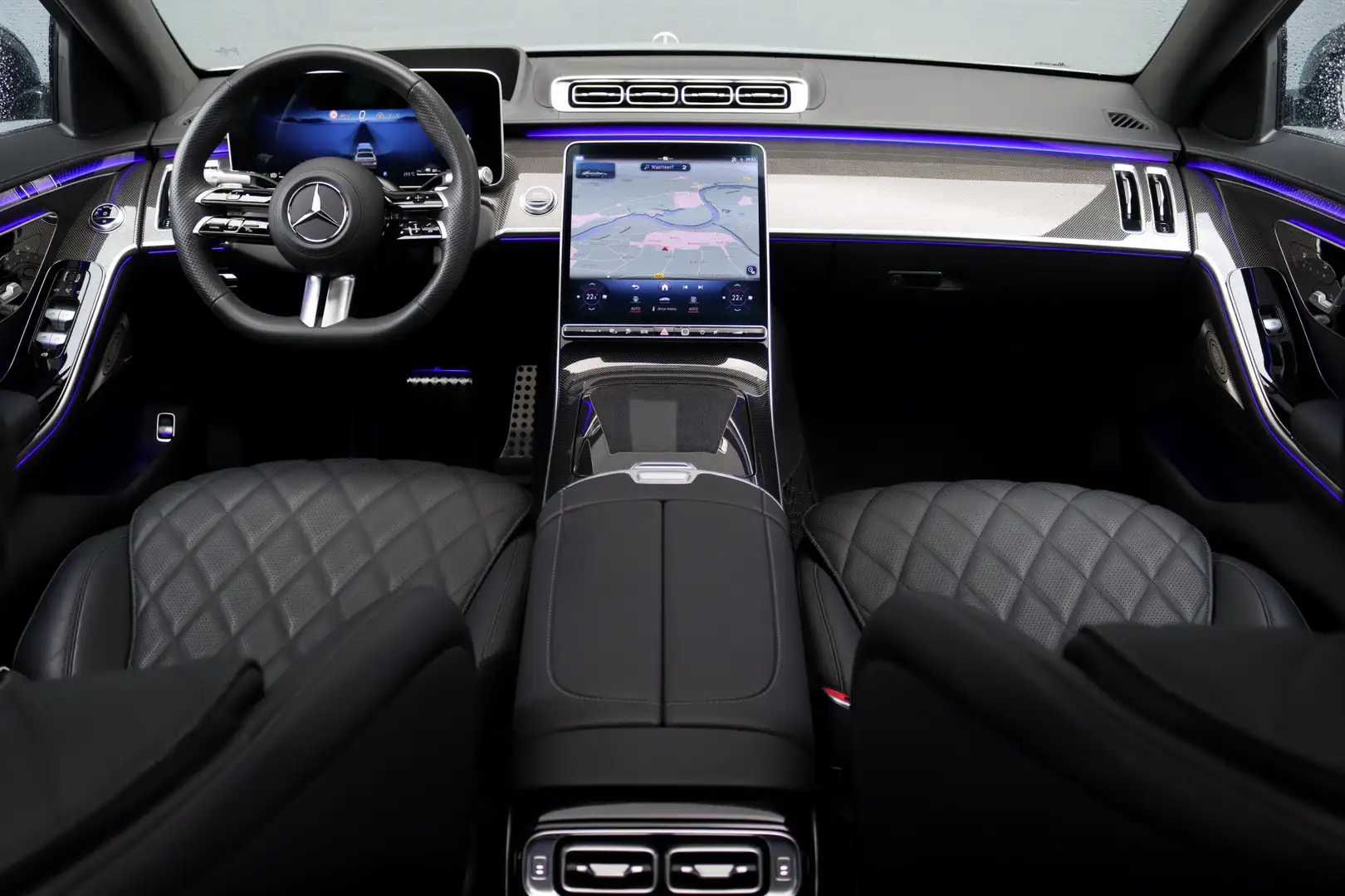 Mercedes-Benz S 580 e 4MATIC Lang AMG Line | Airmatic | Chauffeurspakk Argent - 2