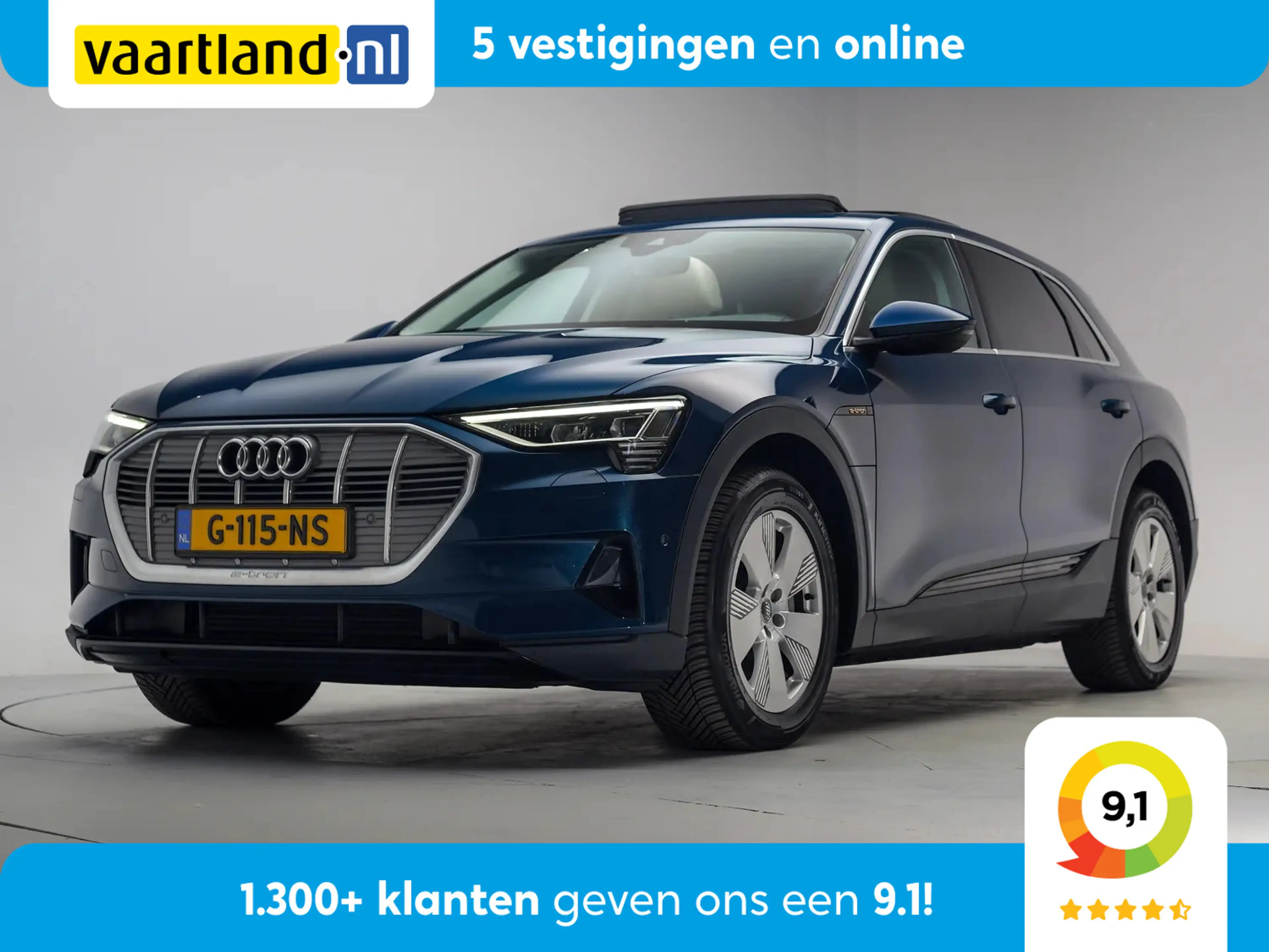Audi e-tron 55 quattro 95 kWh [ Panorama Luchtvering Leder Sto