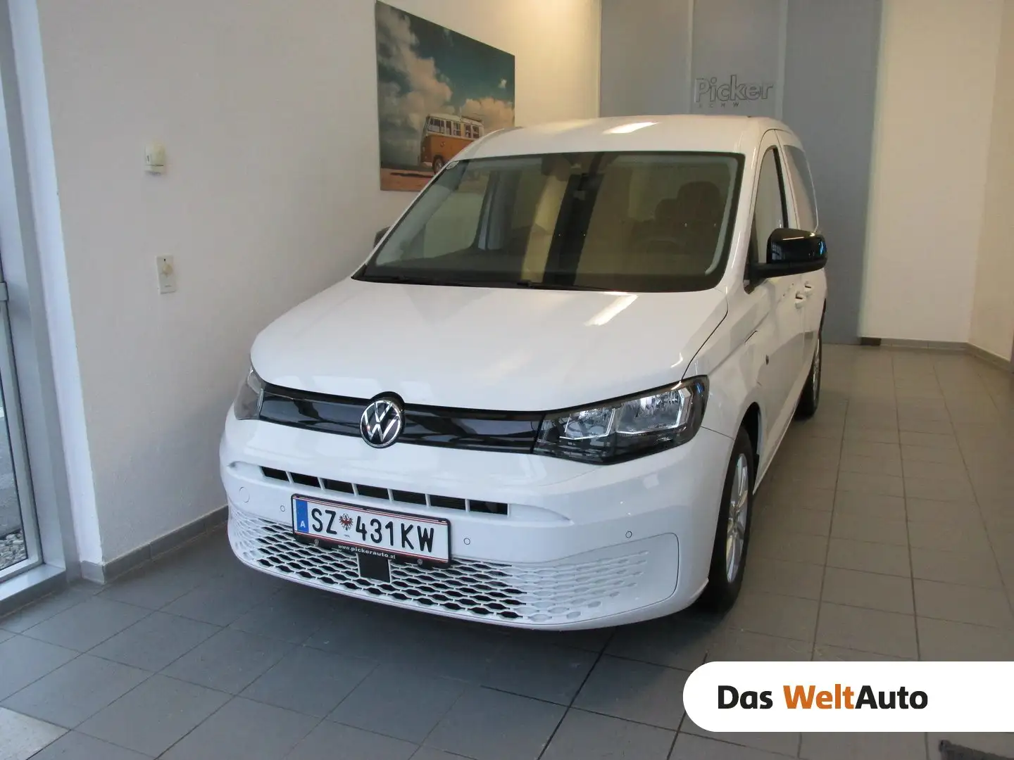 Volkswagen Caddy eHybrid 110 kW Weiß - 1