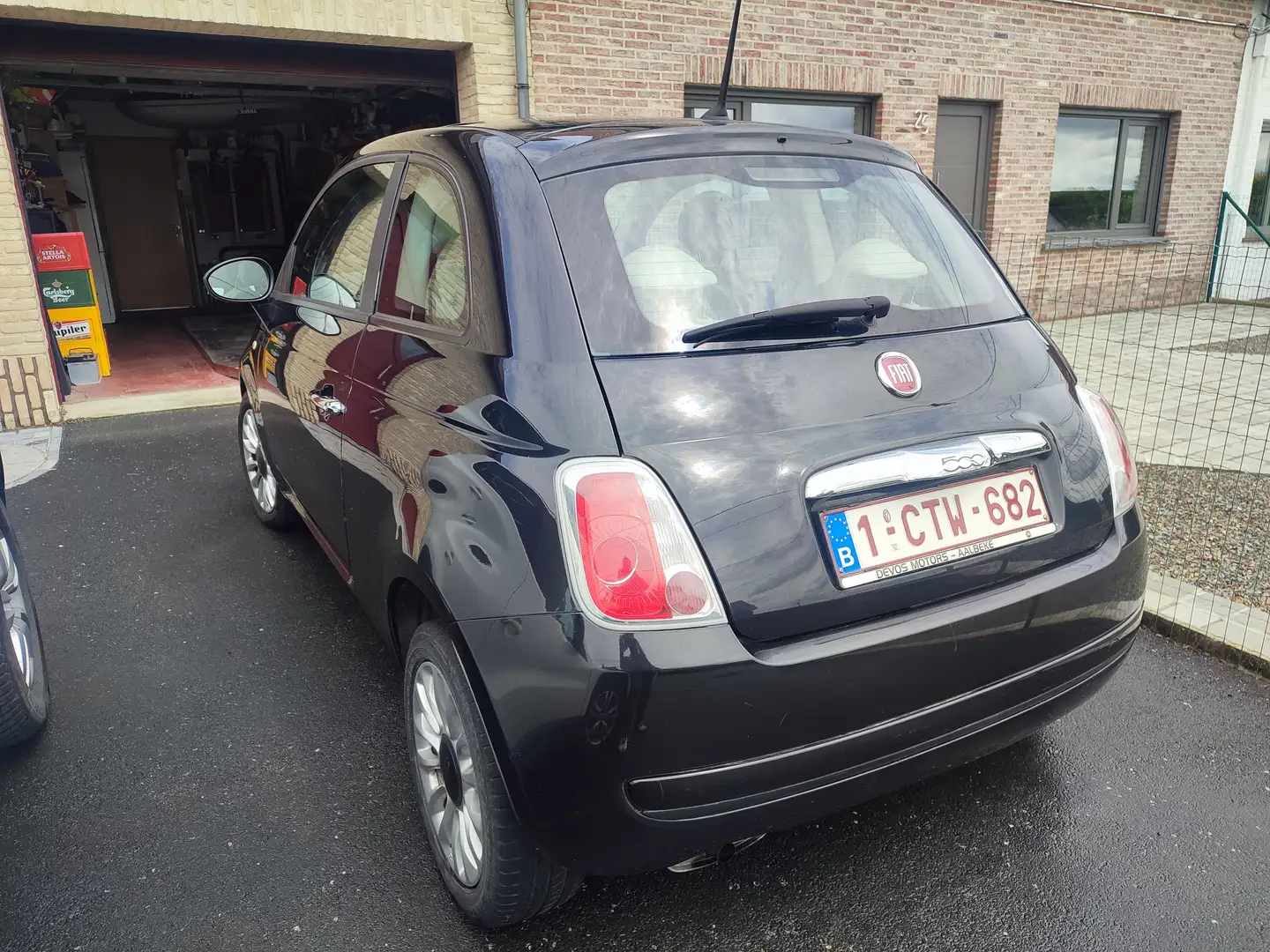 Fiat 500 500 1.2i Lounge Noir - 2